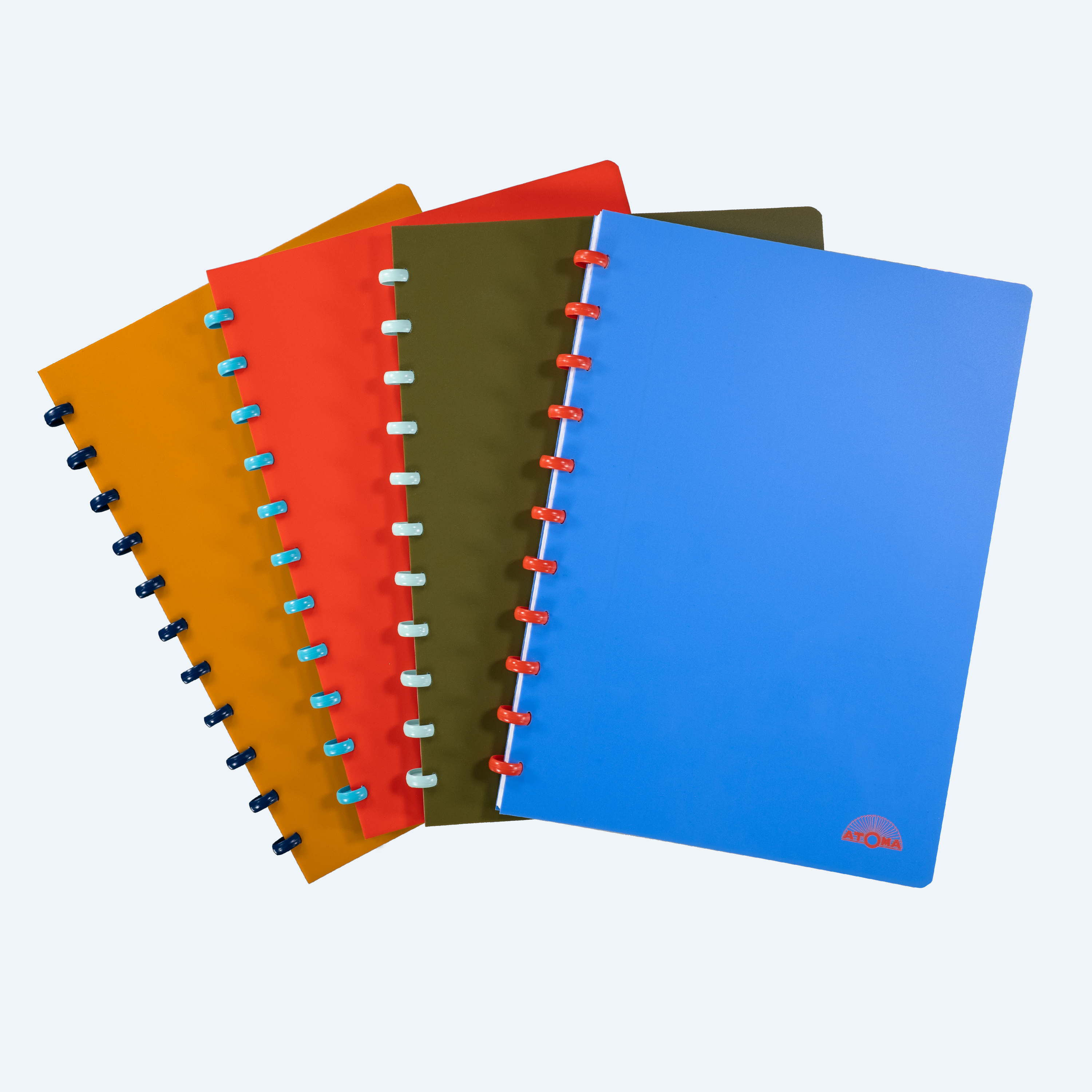 Atoma Schrift A4 PP Nature Gelijnd assorti 144 pag.