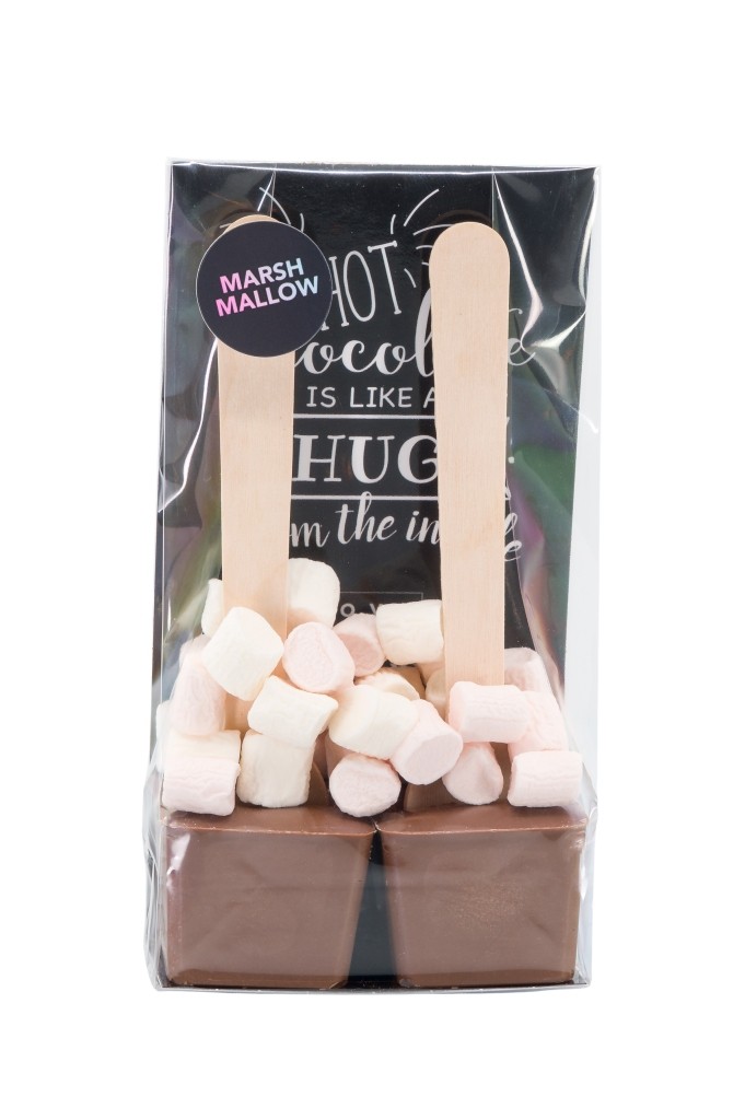 Love in a Box Chocoladelepels Melk met Marshmallows 90g - 2x 45g