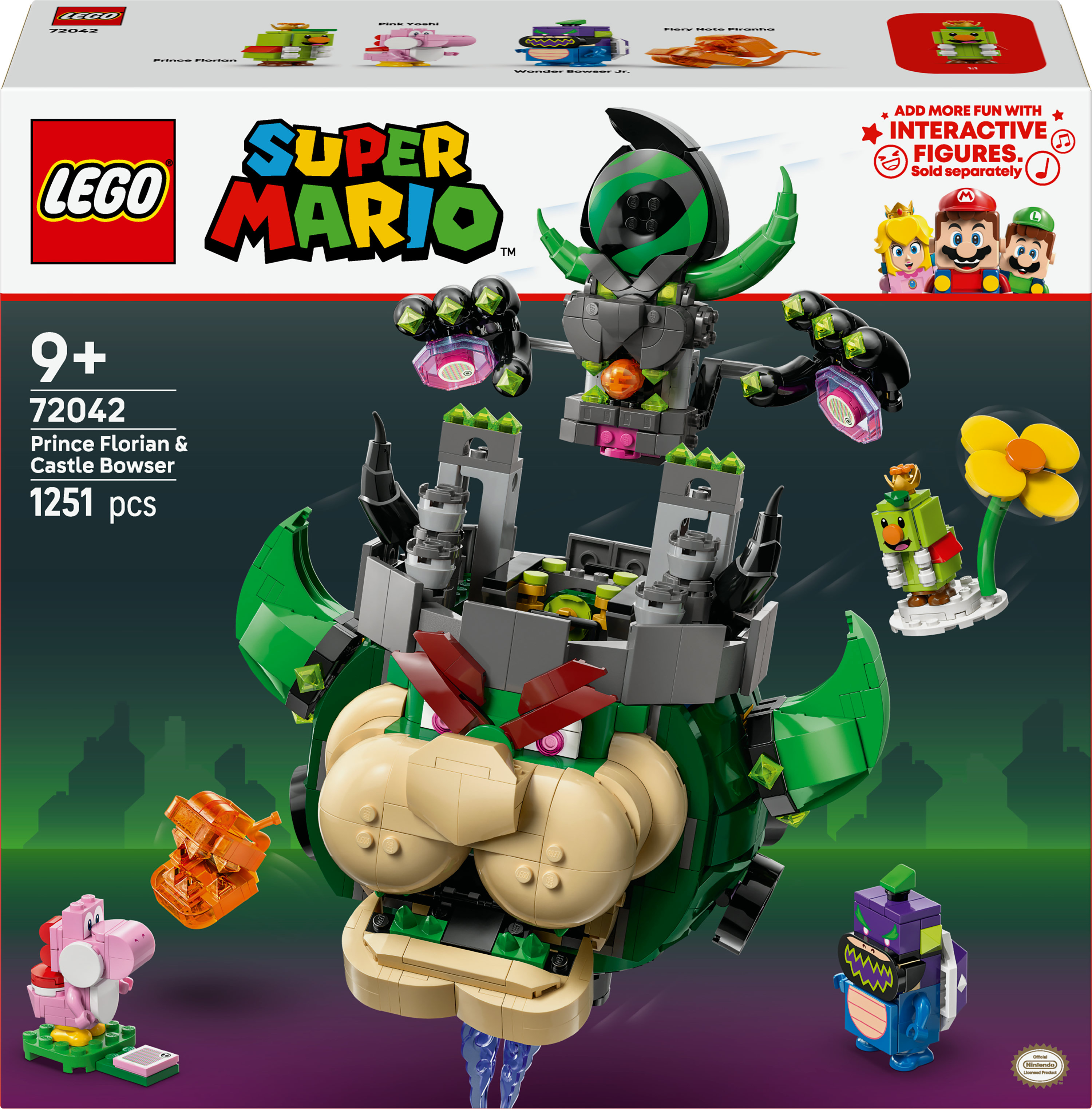 Lego Super Mario 72042 Prins Florian en Kasteel Bowser