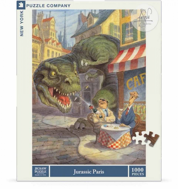 New York Puzzle Company Jurassic Paris - 1000 stuks