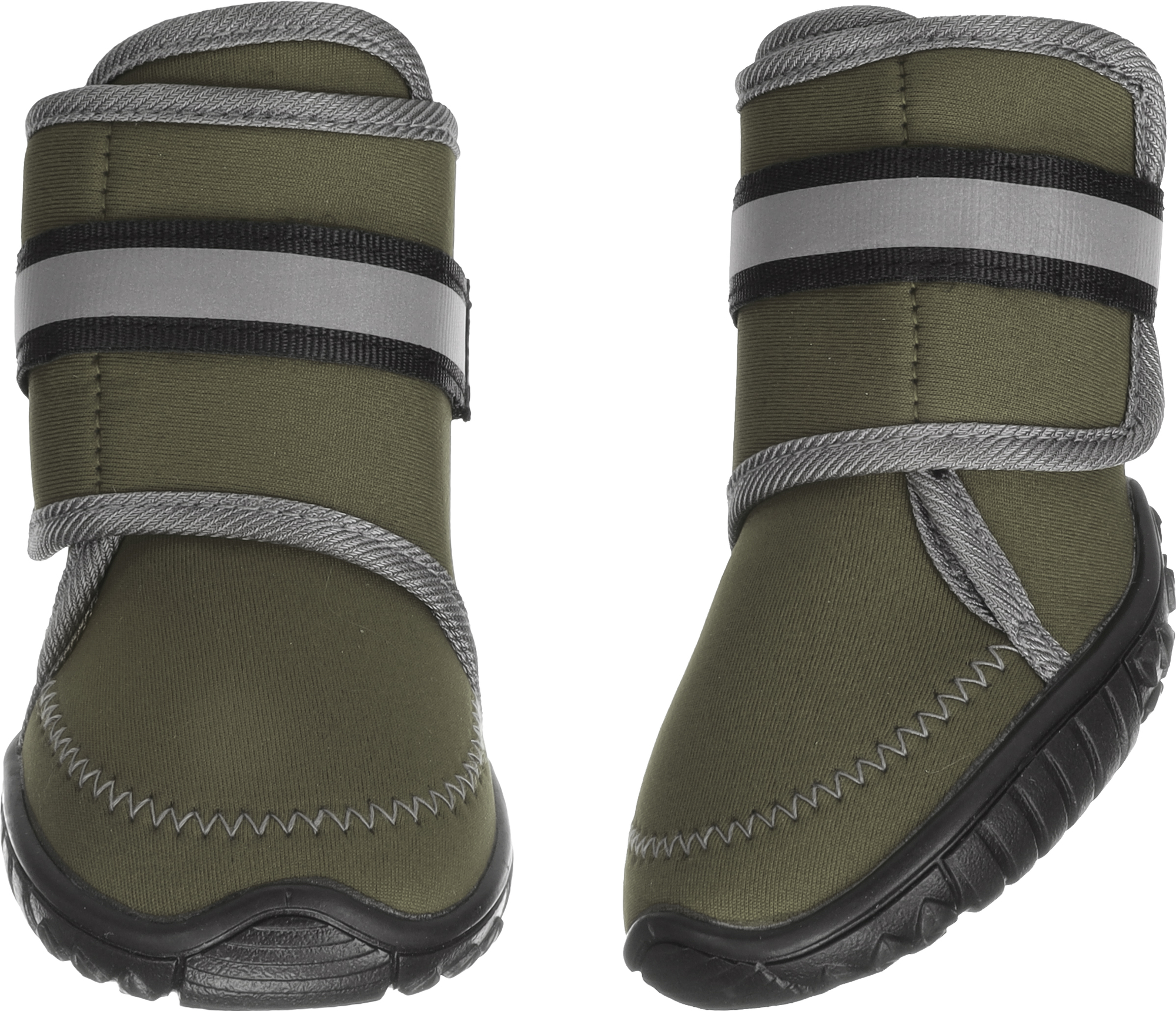 Flamingo Hondenschoenen Kajan extra large Groen 2 stuks