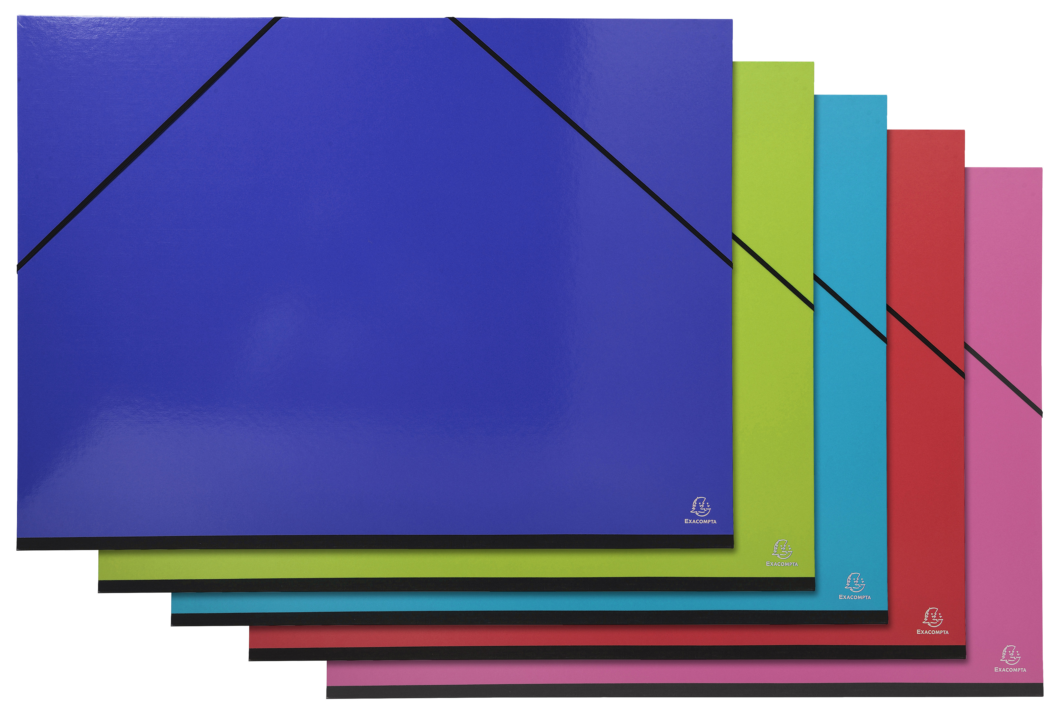 Exacompta Iderama Tekenmap + Elastiek 52x72 cm - assorti - Prijs per Stuk