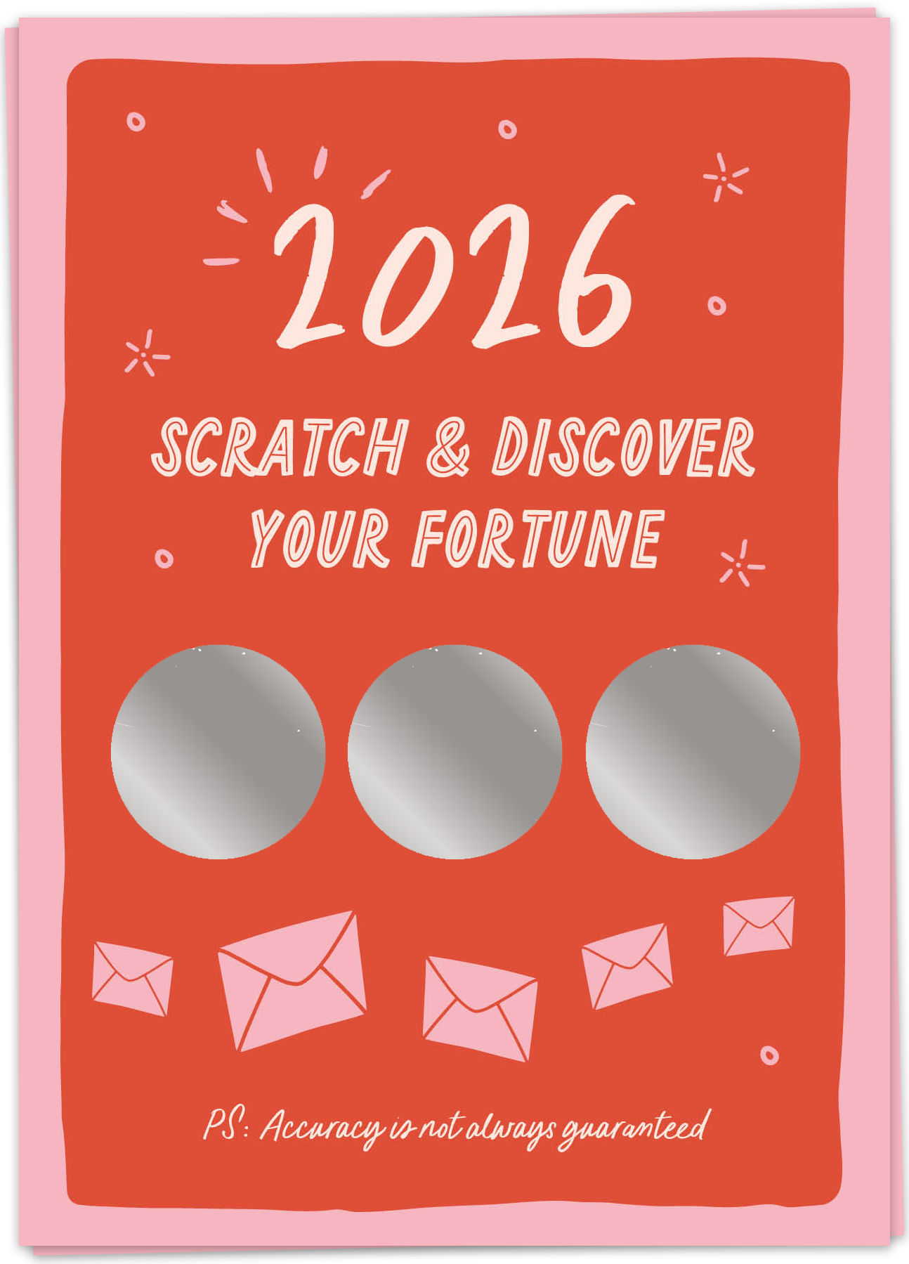 Wenskaart Kerst Fortune scra 2026 NL