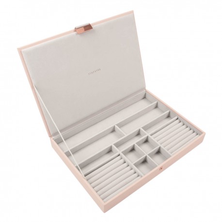 Stackers Juwelendoos XL Top Blush Pink 25x36.5x4.7 cm