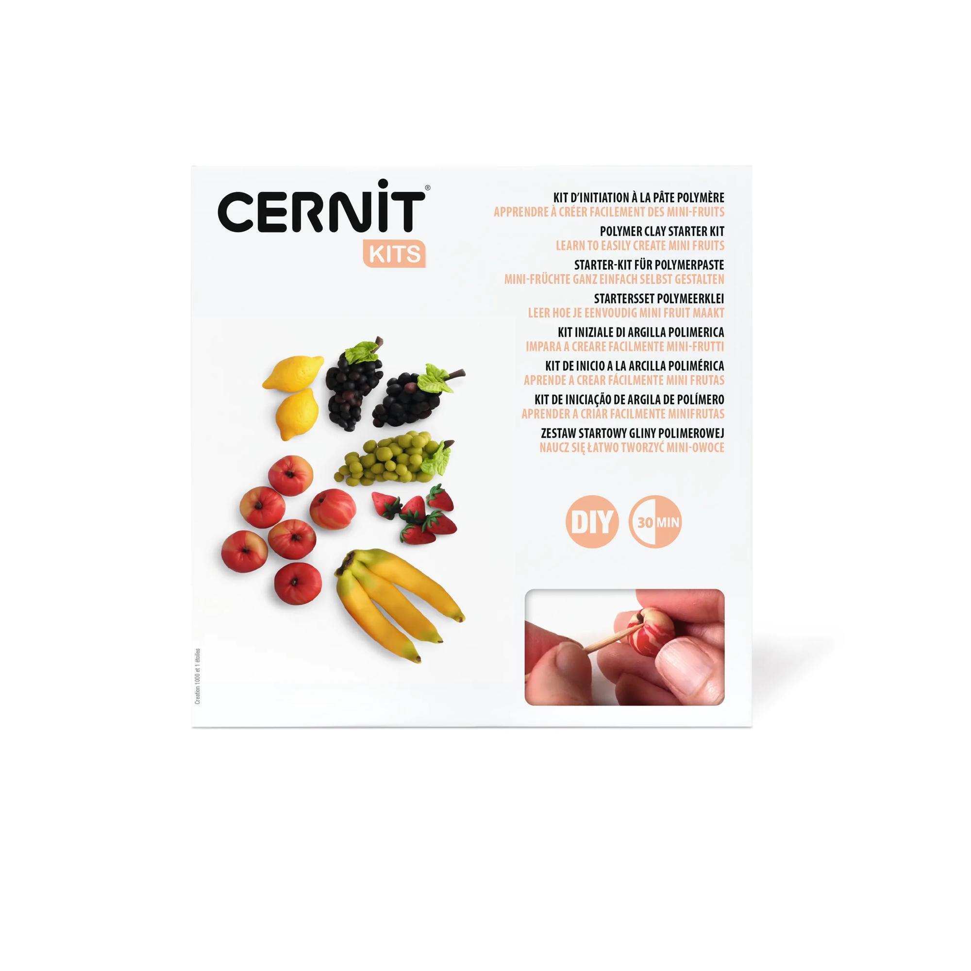 Cernit Starterkit Polymeerklei DIY Fruit