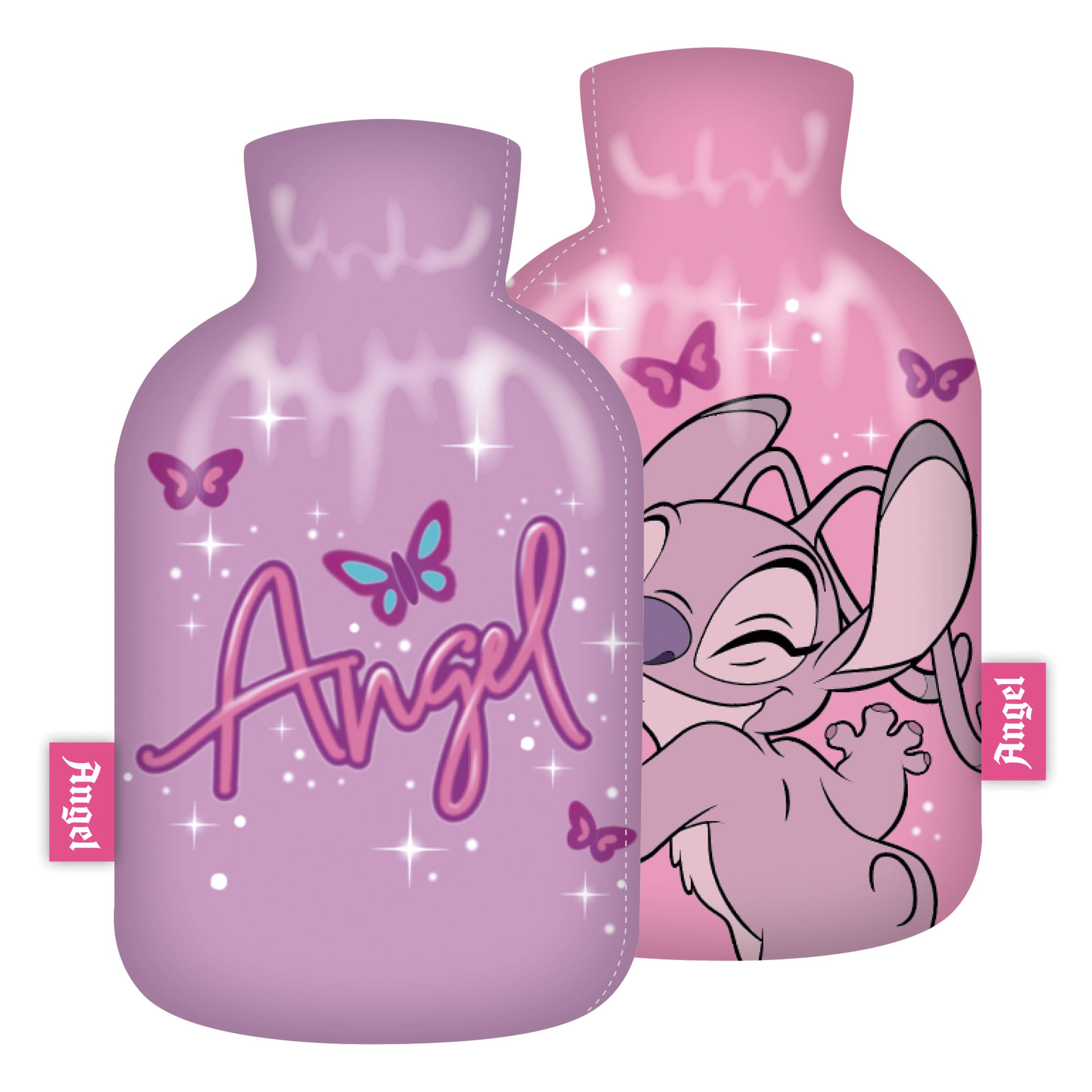 Stitch Warmwaterkruik Angel Roze