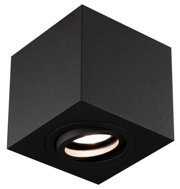 Fantasia Olala Plafondspot Vierkant Zwart 50W GU10 Led Lamp