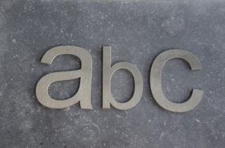 VASP Inox Letter (A-B-C) om te Kleven
