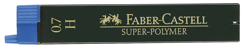 Faber Castell Potloodvulling H Super-Polymer 0.7 mm - 12 stuks