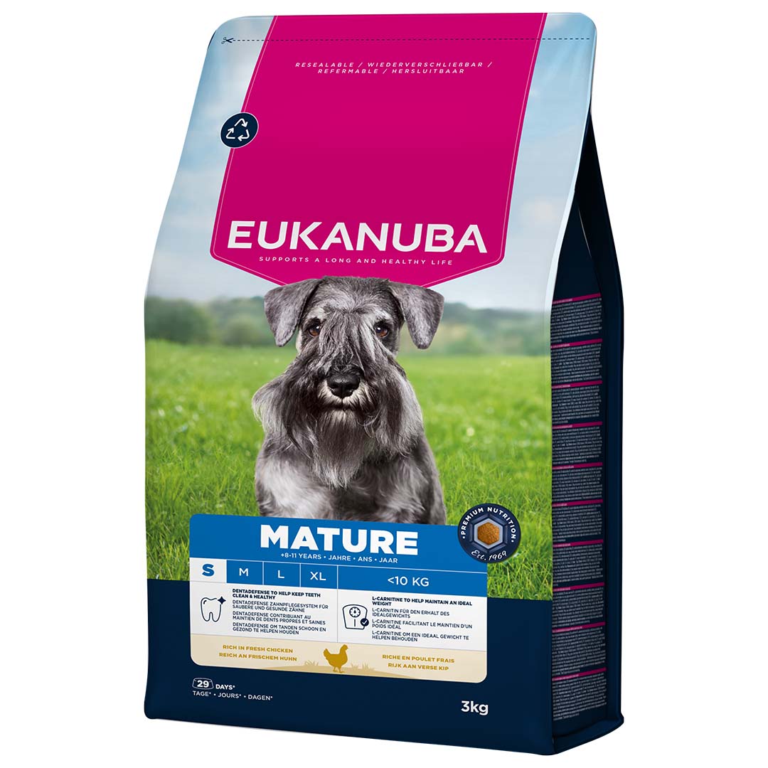 Eukanuba Hondenvoer Mature Small Kip 3 kg