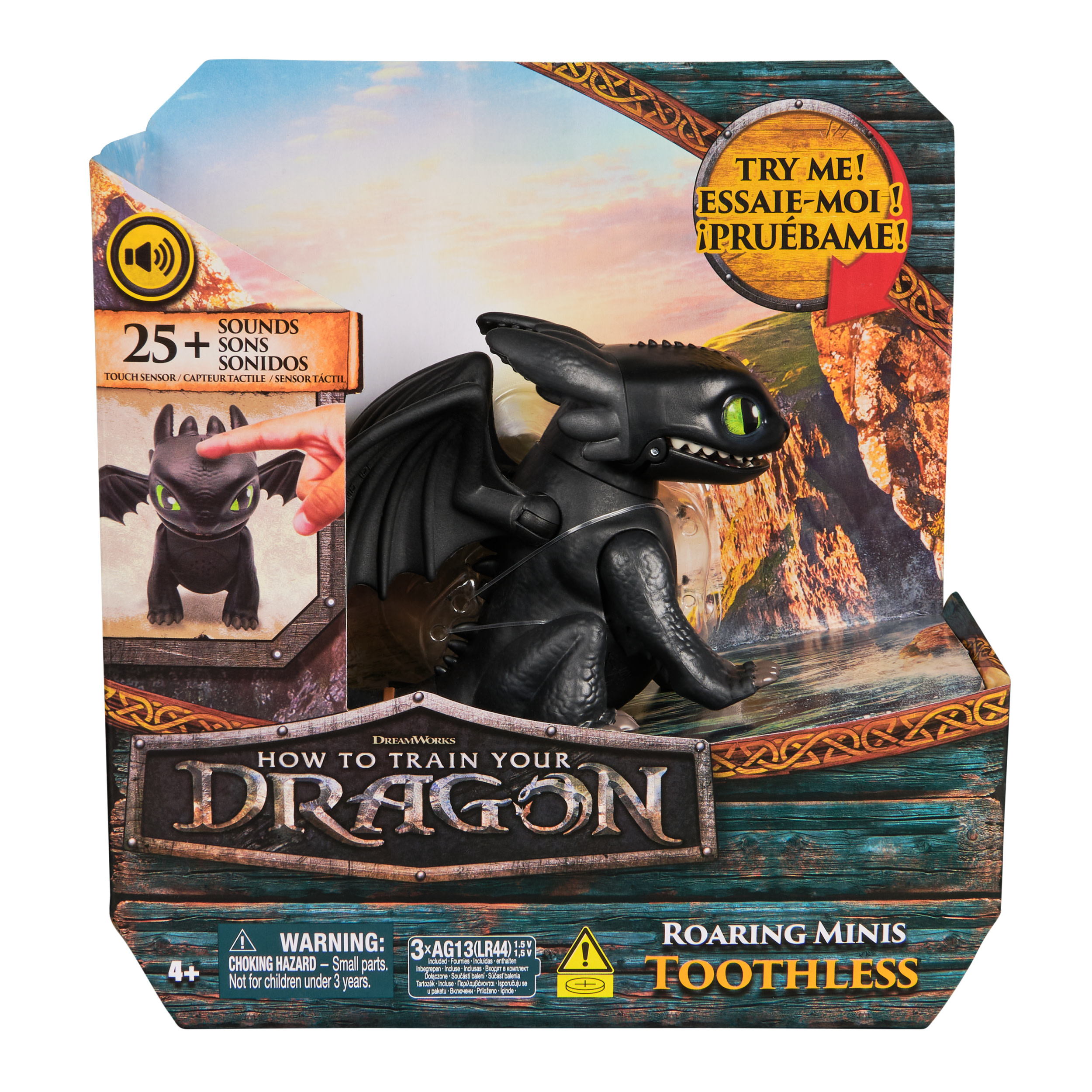 How To Train Your Dragon - Mini Interactieve Draak Toothless, licht en geluid