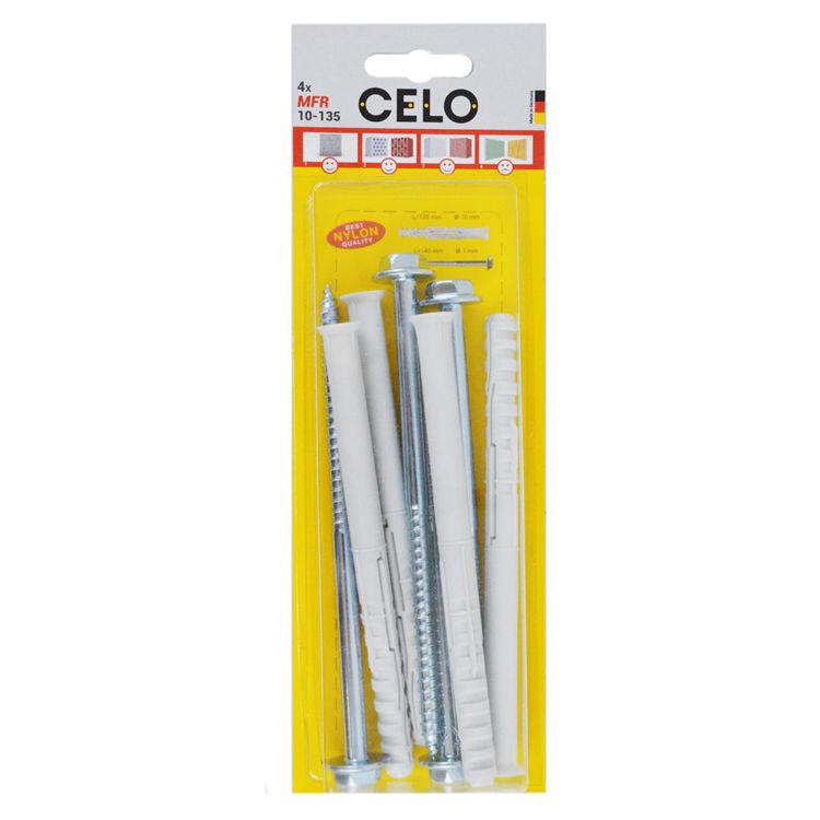 CELO Isolatie Schroef IPL 60 + PZ 4.5x40 mm 4 stuks