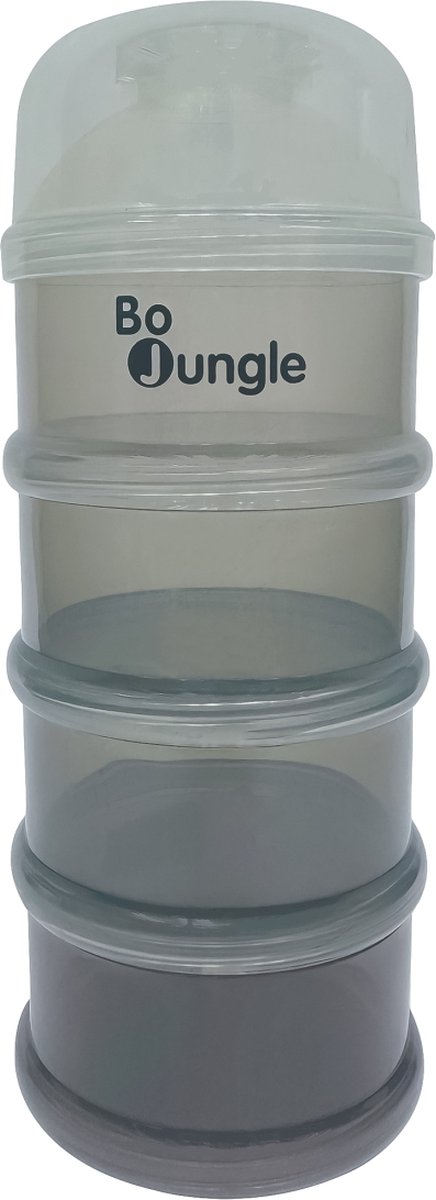 Bo Jungle Melkpoederdoosjes B-Dose 4 stuks - Shady Grijs