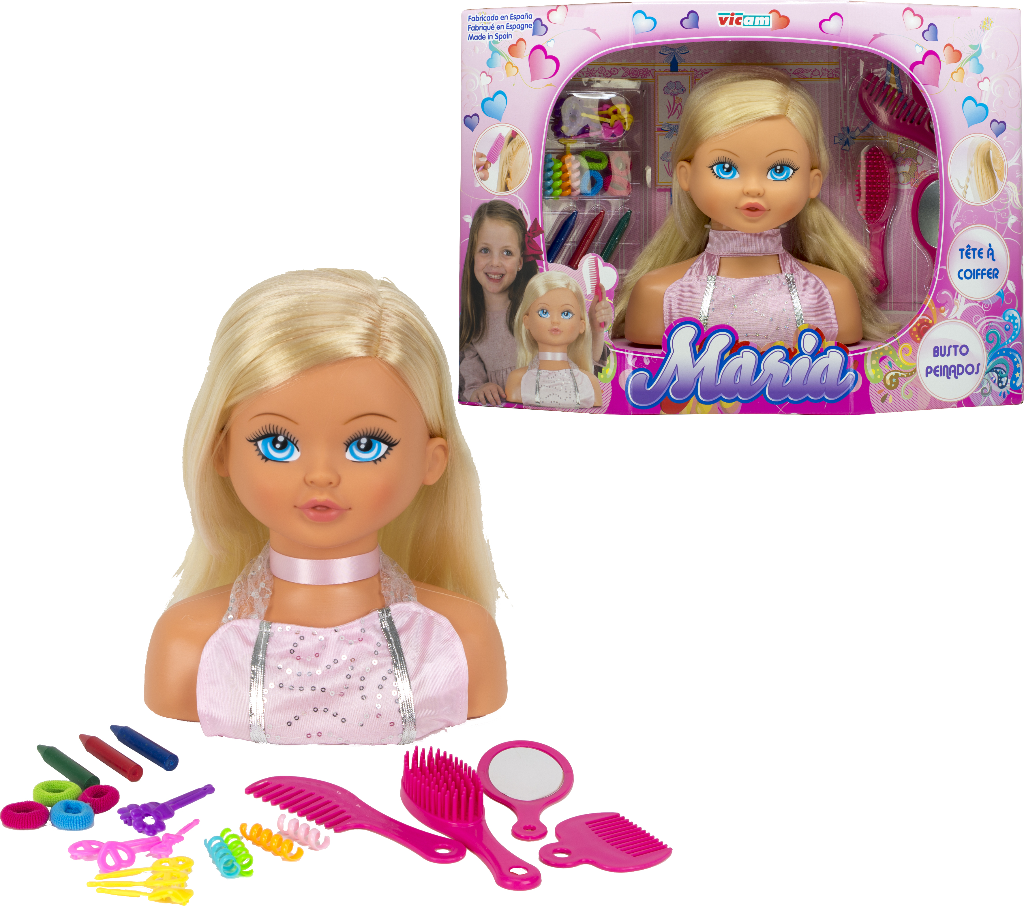 Maria Kaphoofd 28 cm met accessoires