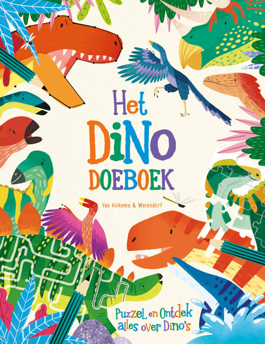 Het Dino Doeboek - Puzzel en ontdek alles over Dino's  - J. Leighton  7+