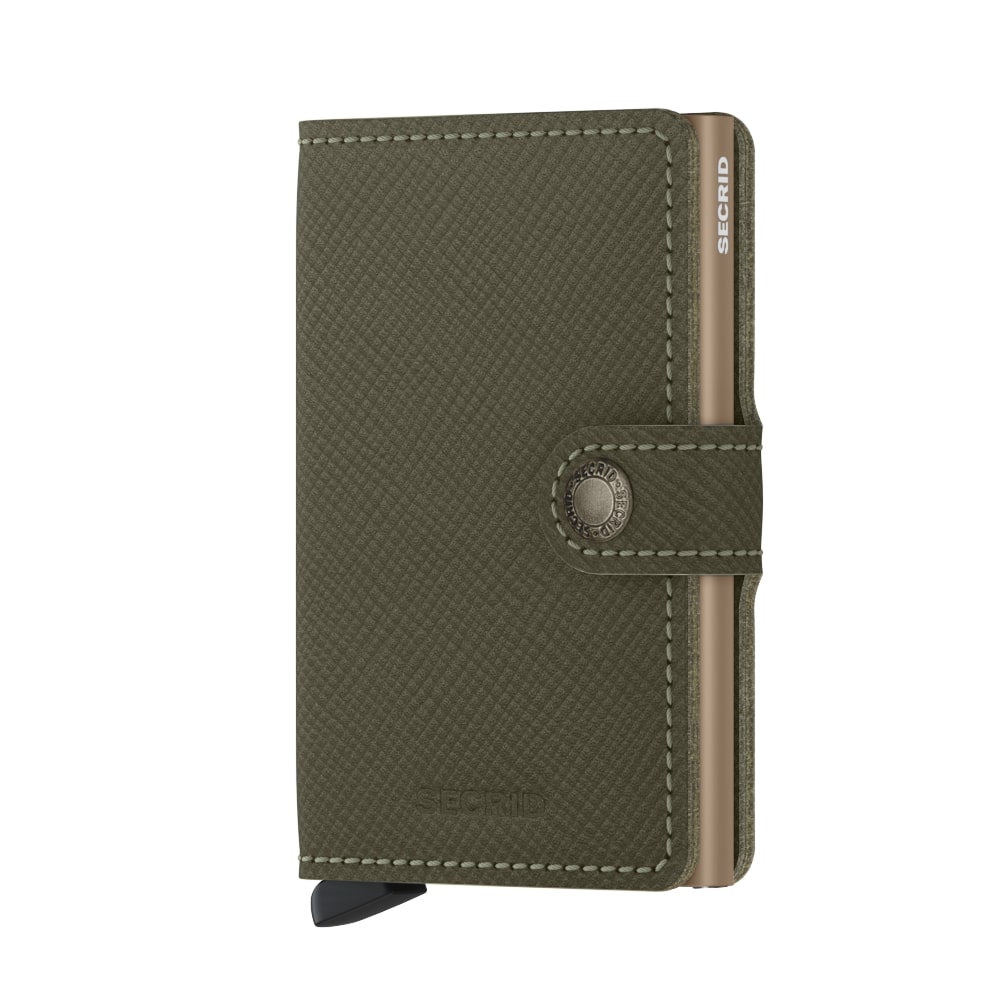 Secrid Miniwallet Saffiano Olive