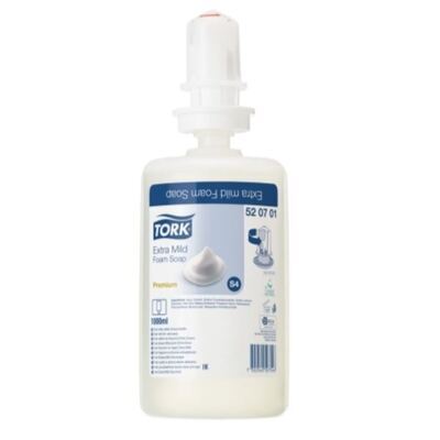Tork Zeep Premium Extra Mild Niet-Geparfumeerd 1L voor Dispenser 564500 343 vel voor apparaat 558000 
