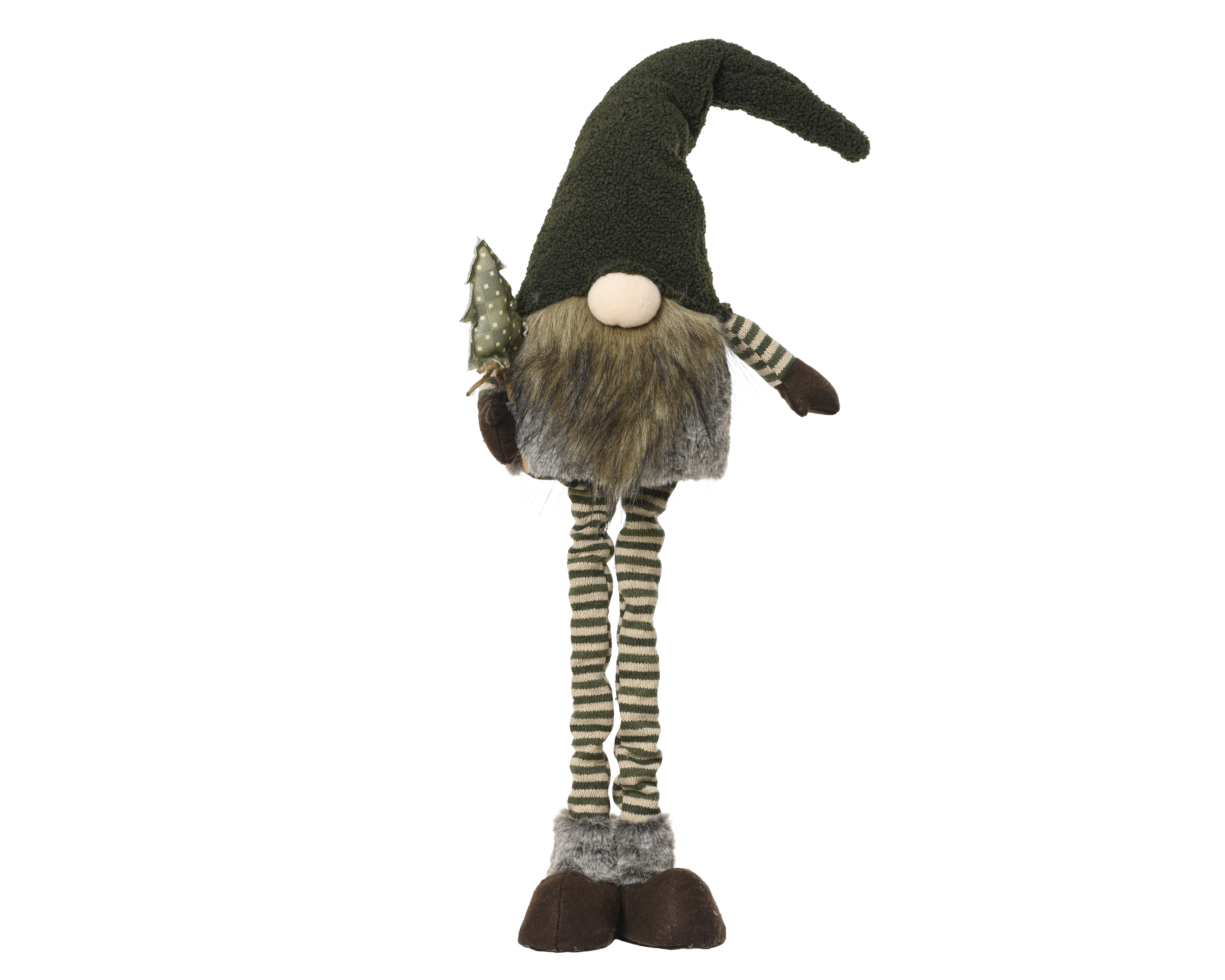 Gnoom met Kerstboom 21x15x85 cm