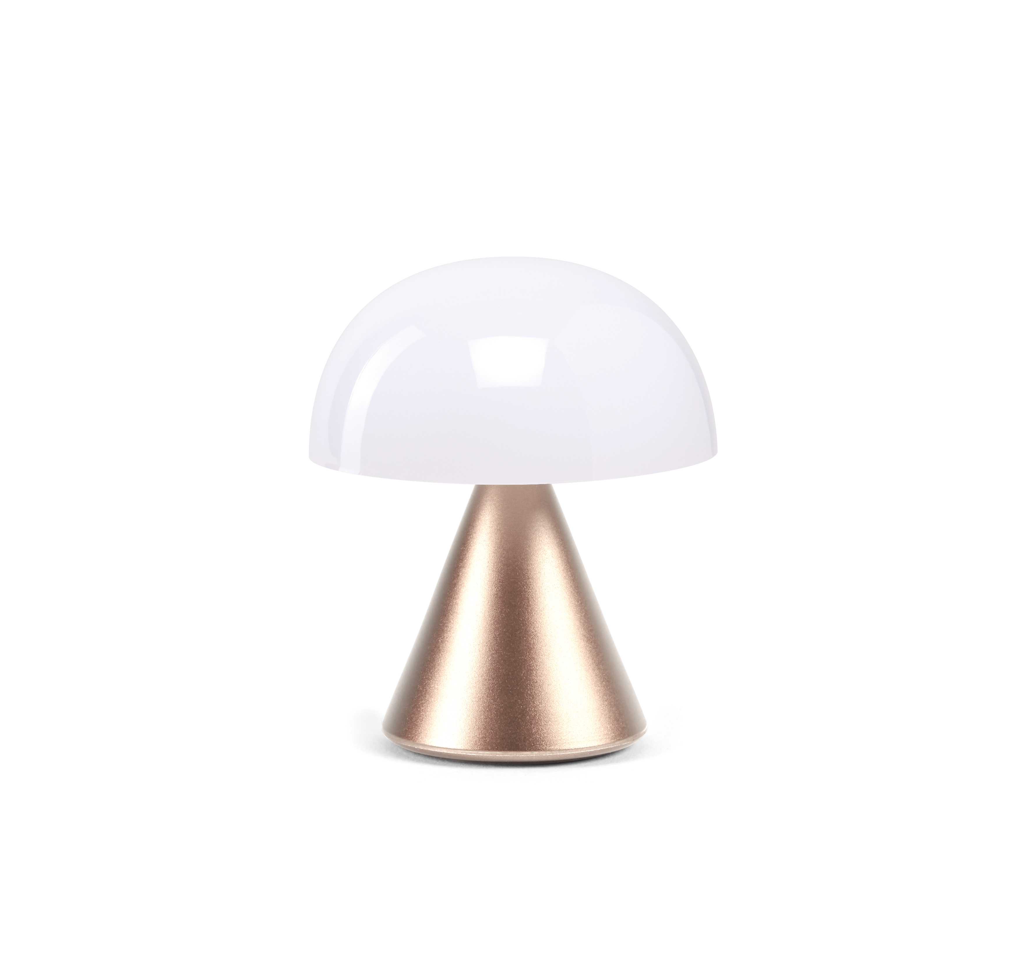 Lexon Mina S Tafellamp LED Mini 7x8.5 cm - Soft Gold - met Dimmer