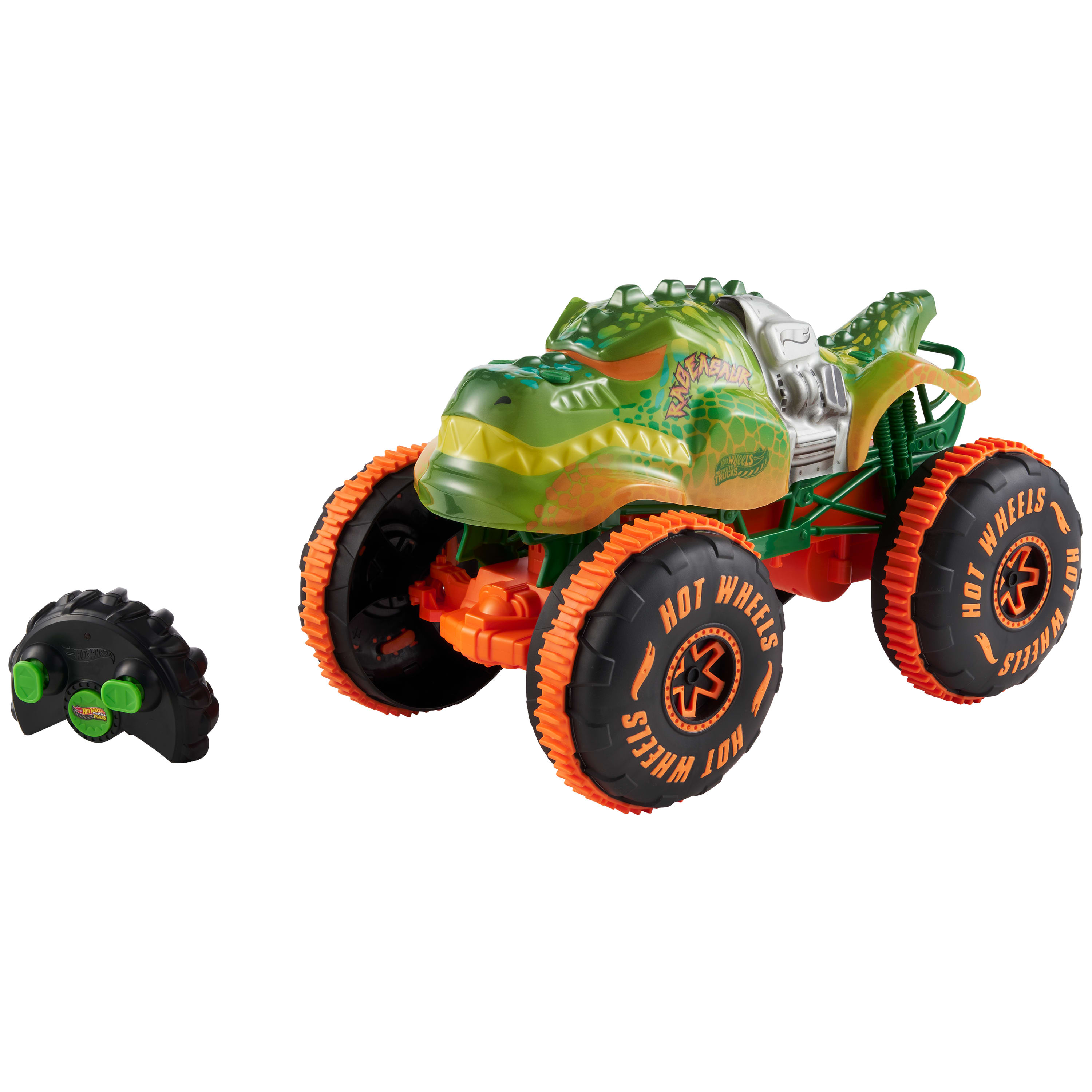 Hot Wheels Monster Trucks 1:15 schaal, Rageasaur R/C voertuig