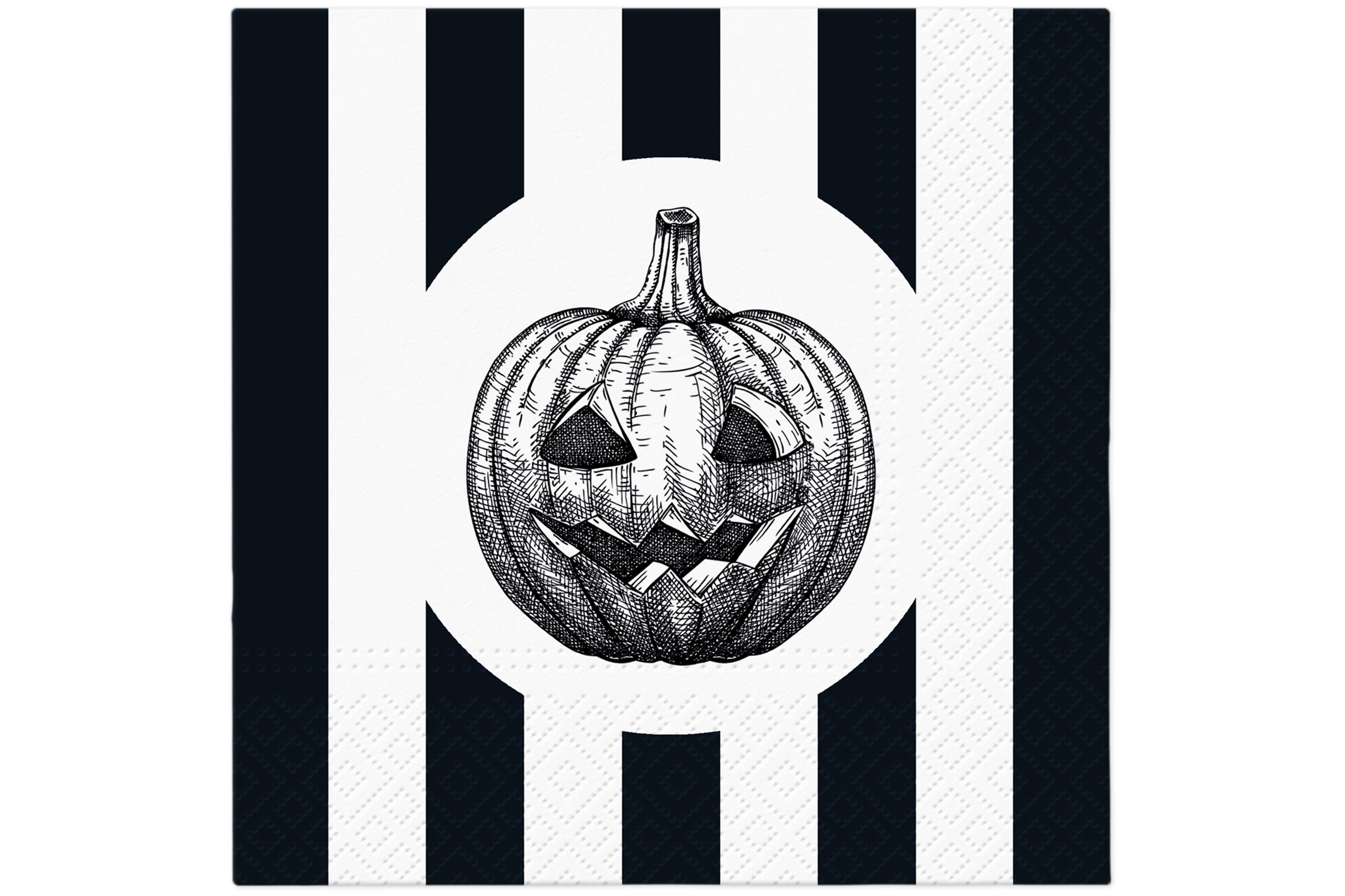 Cosy@Home Servetten Striped Pumpkin 33x33 cm 20 stuks