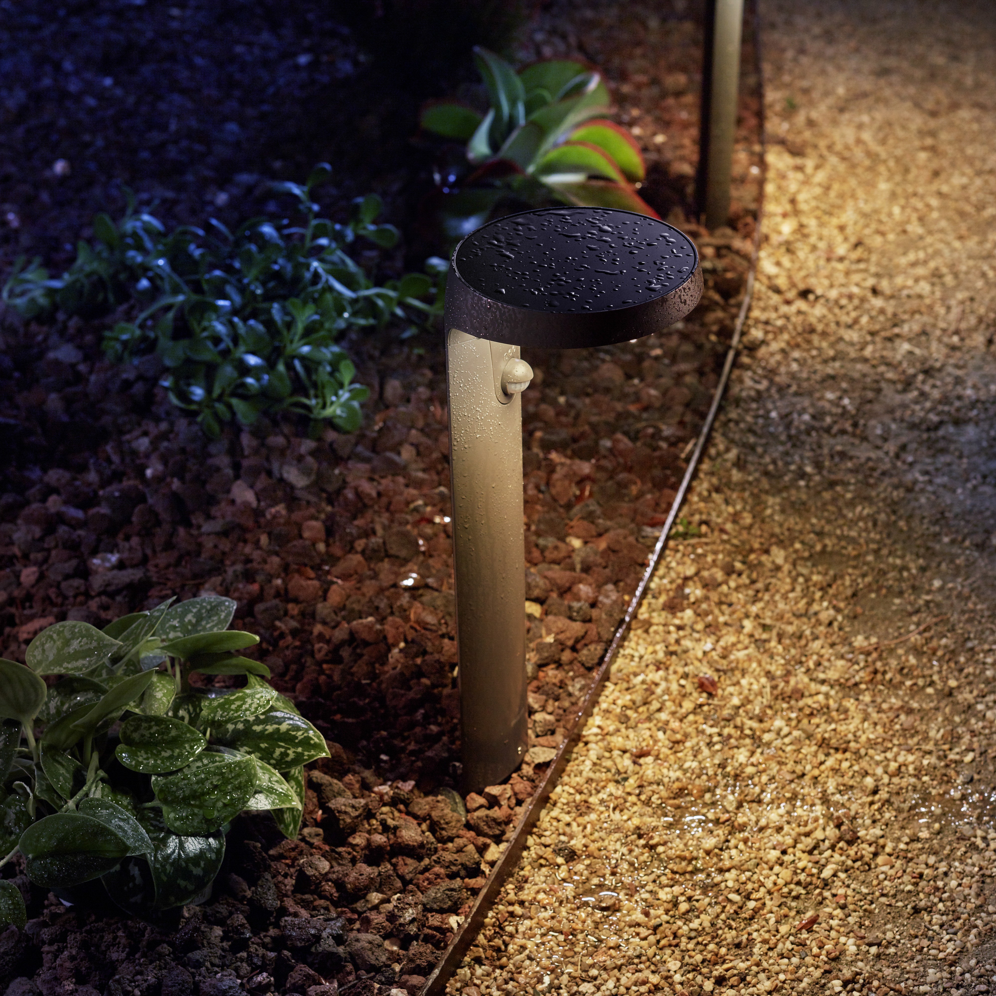 Philips Tuinpaal Rosemarie Antraciet 40 cm met Sensor 9W IP44 Outdoor