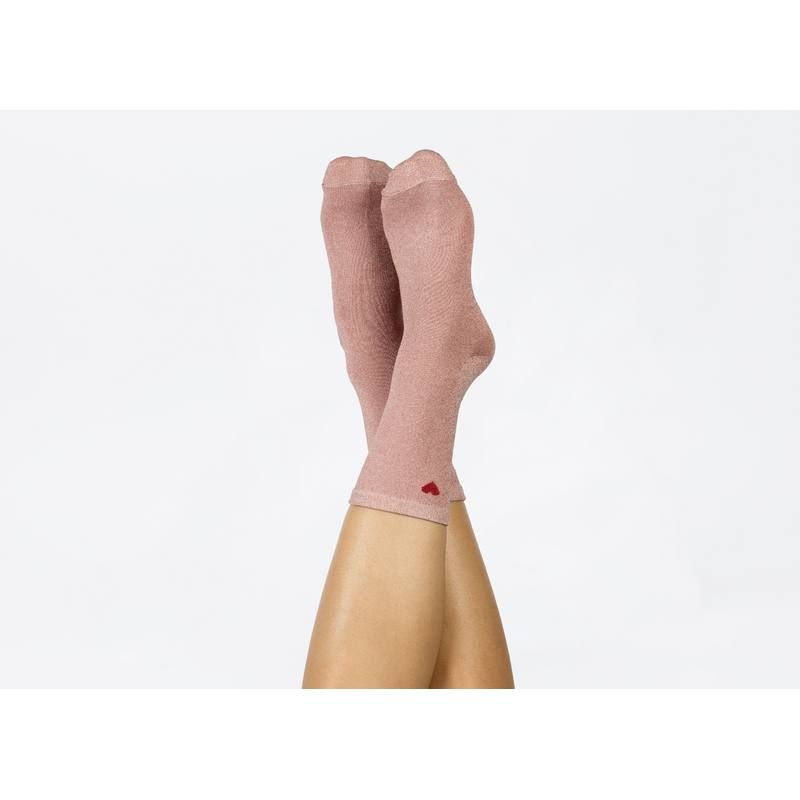 Eat My Socks Sokken Heart Pink - One Size