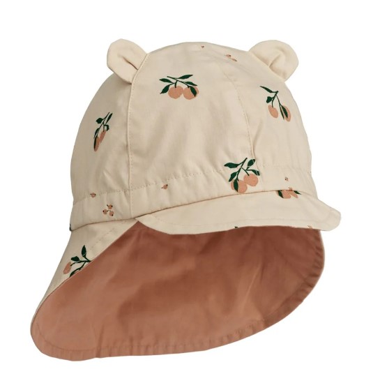 Liewood Gorm Zonnehoedje Reversible Peach seashell-Pale Tuscany - 3 maand