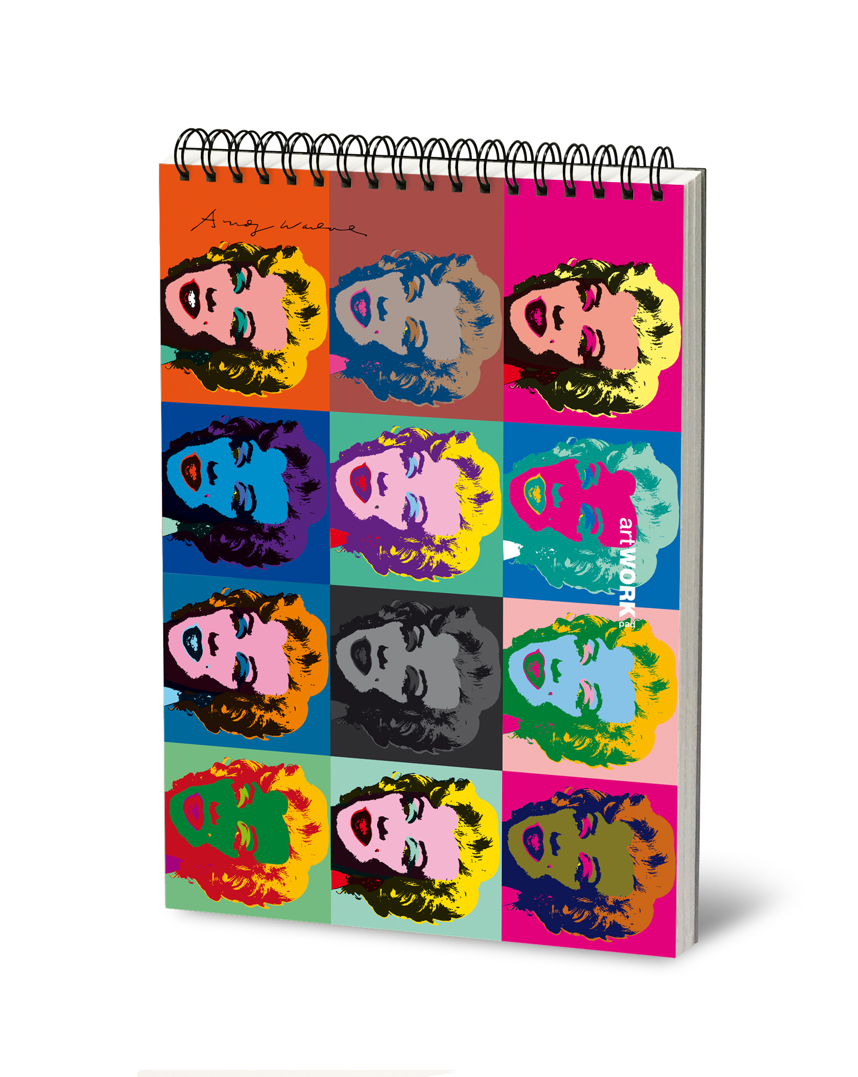 Stifflexible Schetsboek art WORK Marker Warhol Spiraal 30 vel 300g 24x33 cm