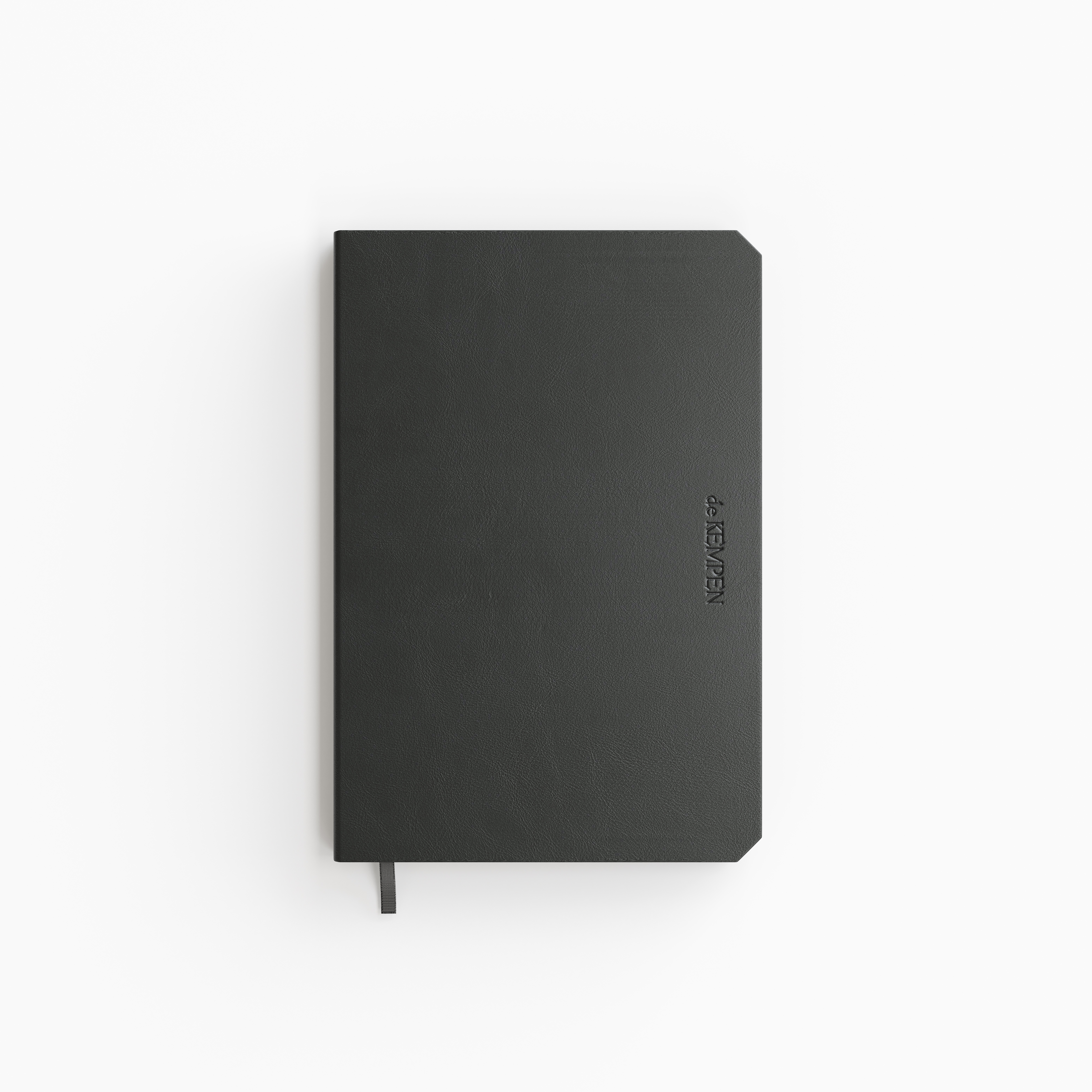 de KEMPEN Notebook Pocket Ashblack 160 blz. - Gelijnd - 110x160 mm