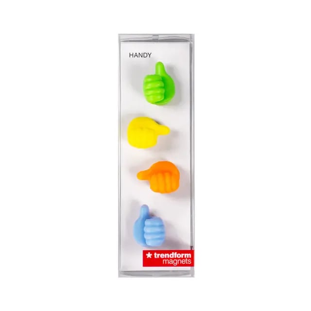 Trendform Magneetclip Handy Multicolor set 4 stuks