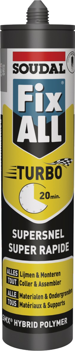 Soudal Fix All Turbo 290 ml Grijs