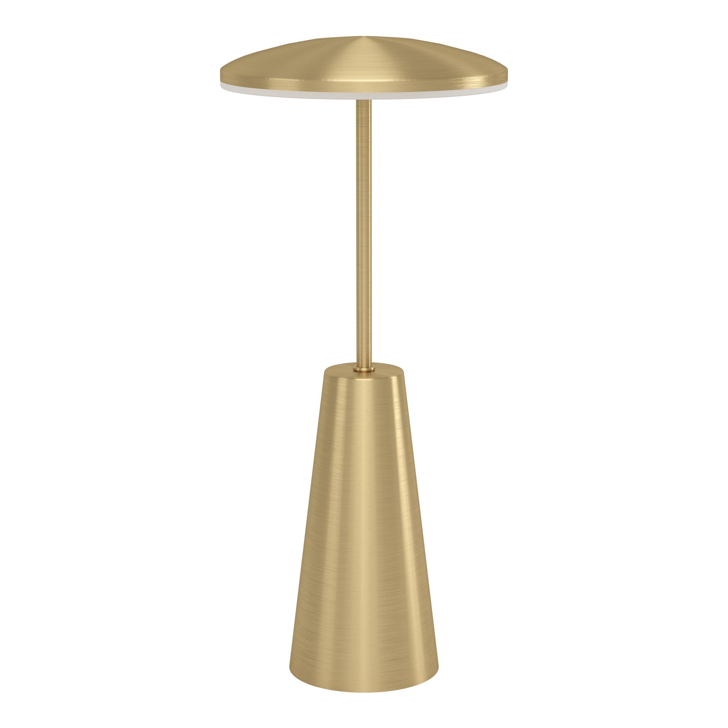 Eglo Piccola Tafellamp Geborsteld Geelkoper 2.8W 270lm 2400/3000/4000K IP54 Oplaadbaar