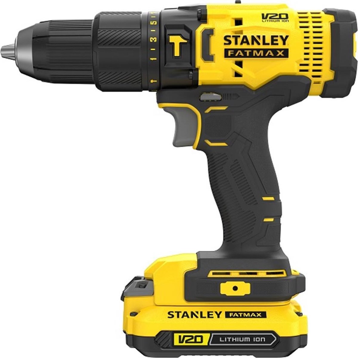Stanley Fatmax Li-ion 18 Volt accu Schroef/Boormachine, 2 de batt. softbag