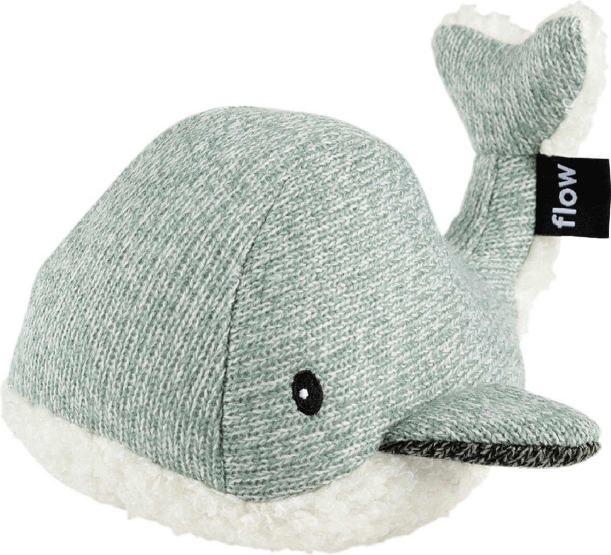 Flow Knuffel Comforter Heartbeat Moby Whale Green
