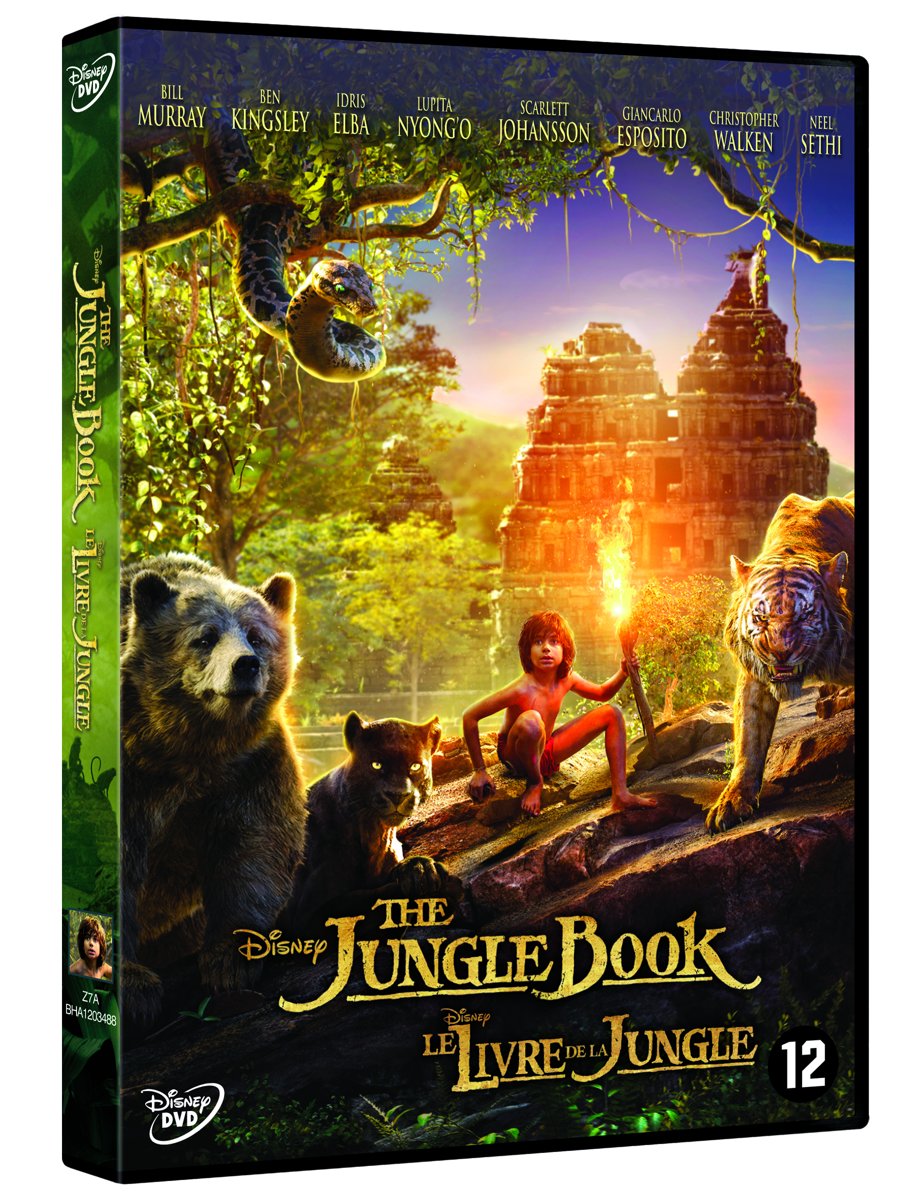 The Jungle Book 2016 DVD Live Action