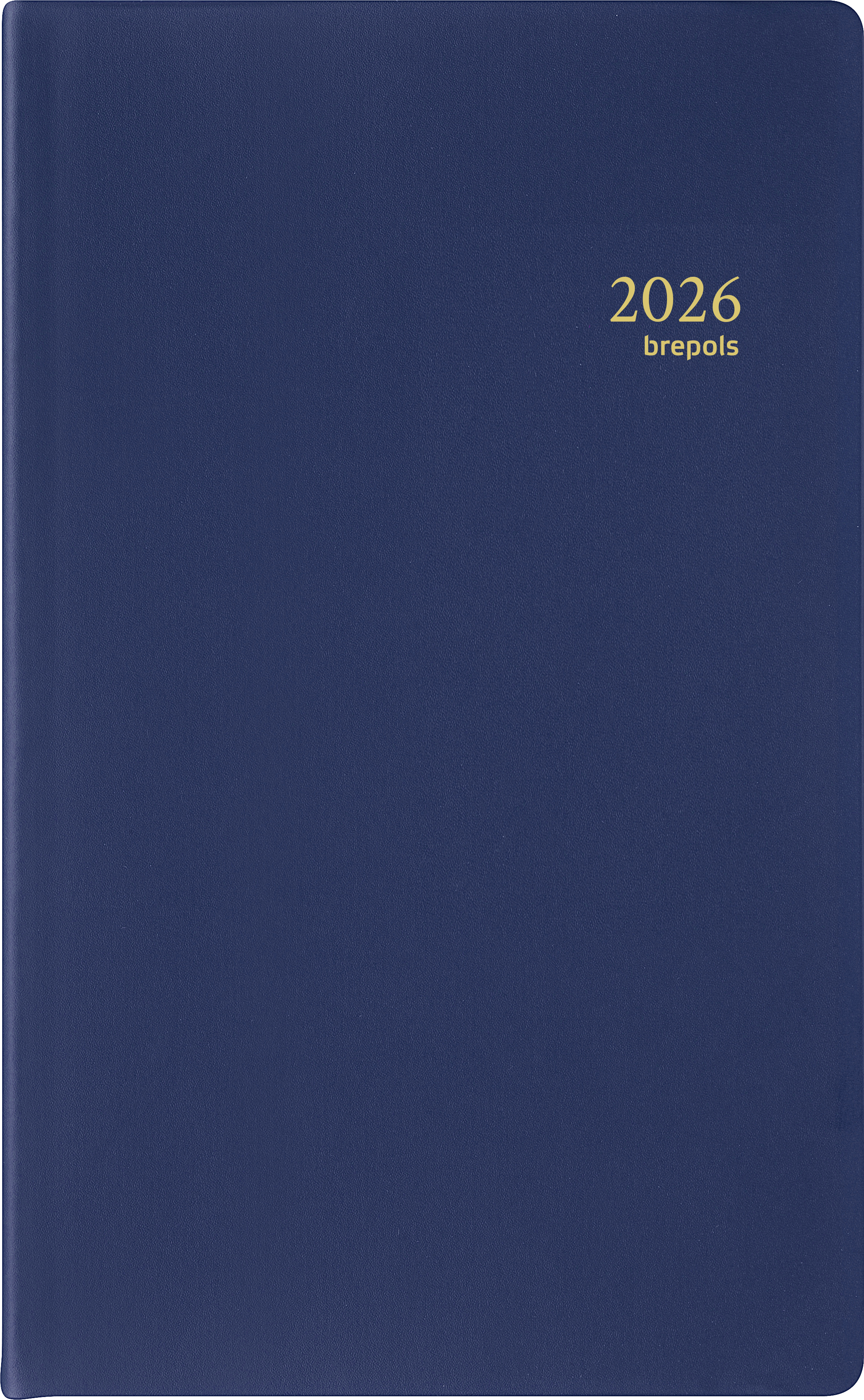 Brepols Agenda 2026 Building Seta 1dag/pag Blauw 10x16.5 cm