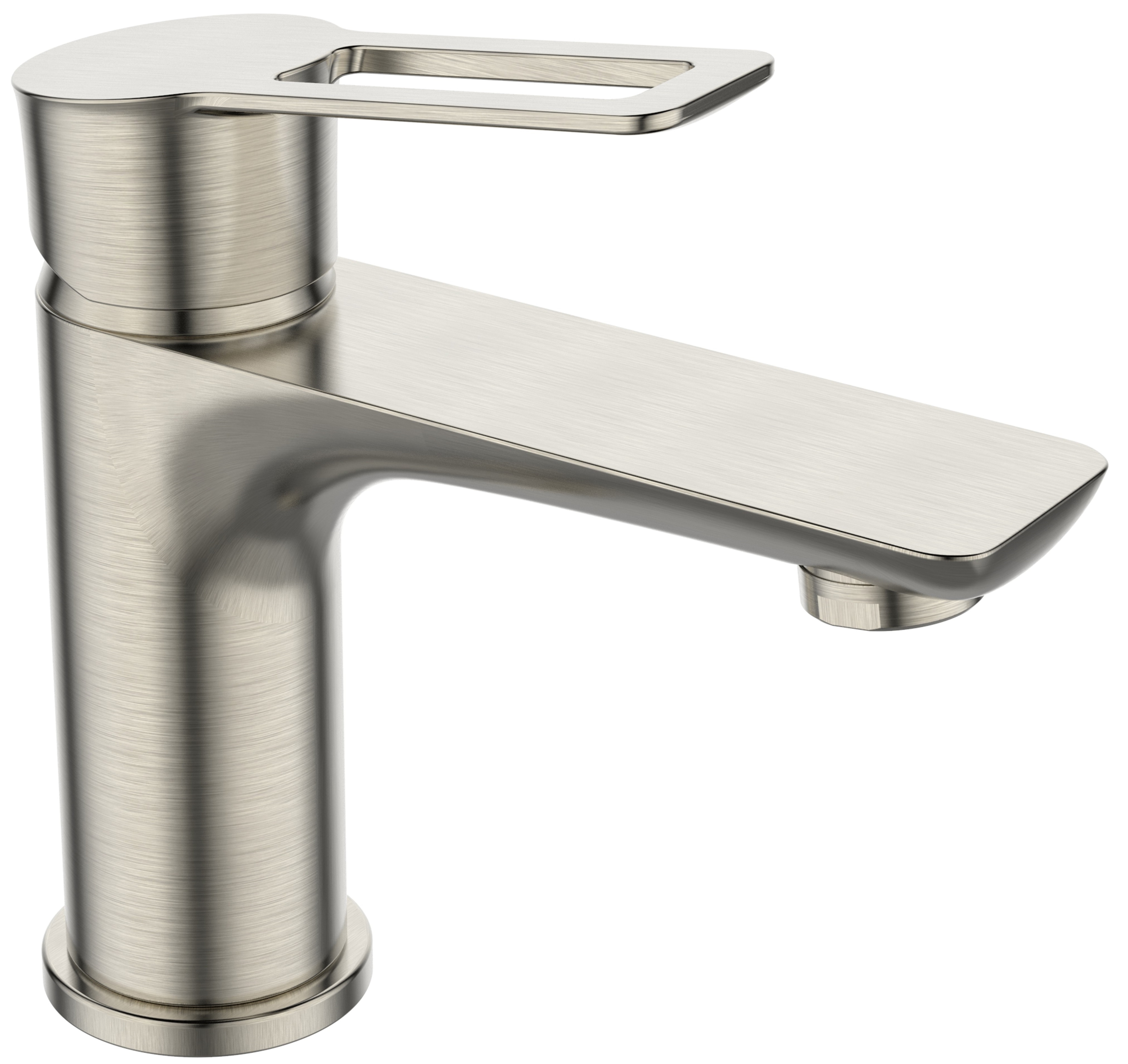 Aquatrends Braga Lavabokraan Automatisch Geborsteld Inox