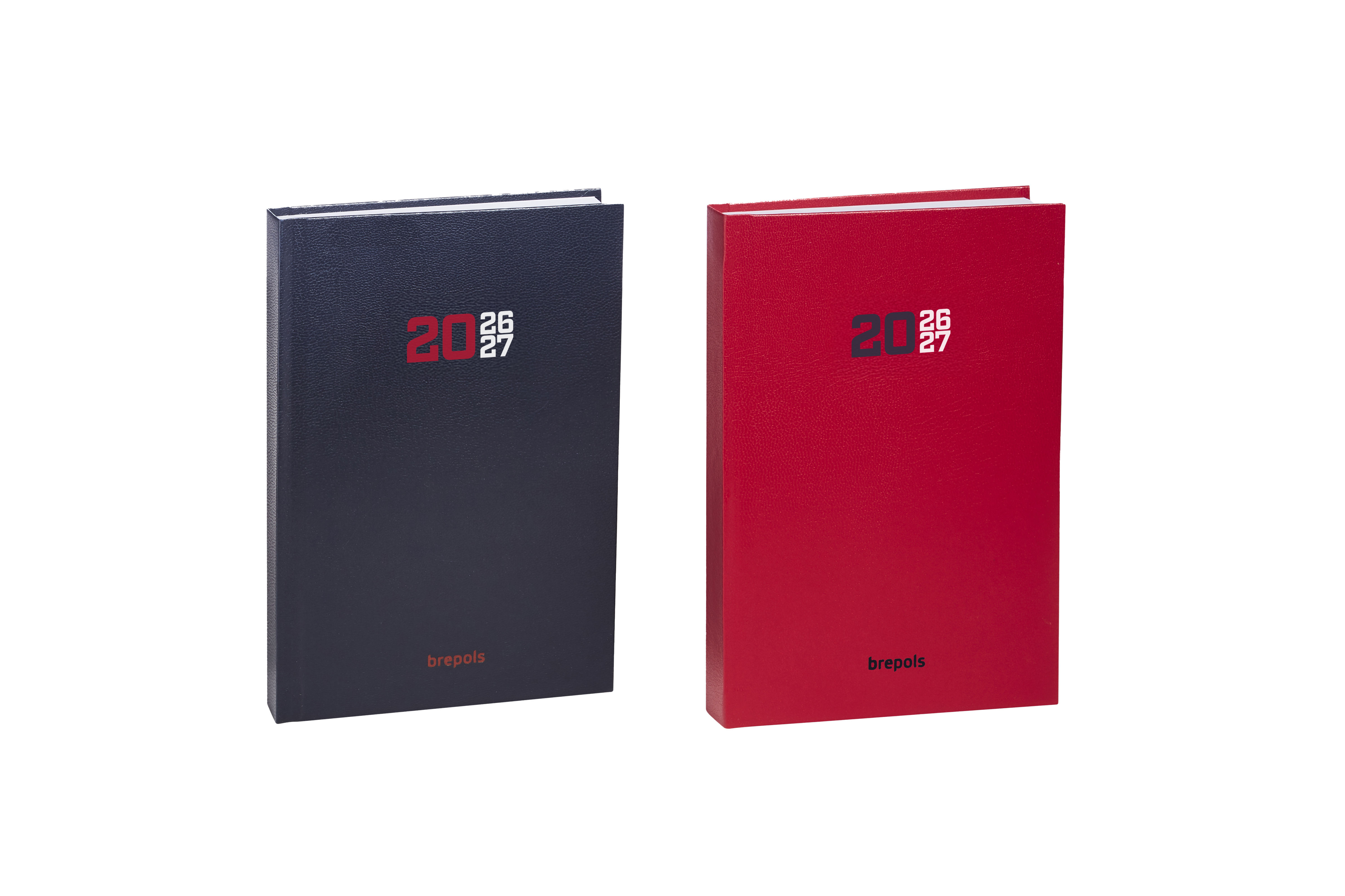 Brepols Schoolagenda 2026-27 Prevision Collega 1week/2pag assorti 17.1x22 cm - per stuk