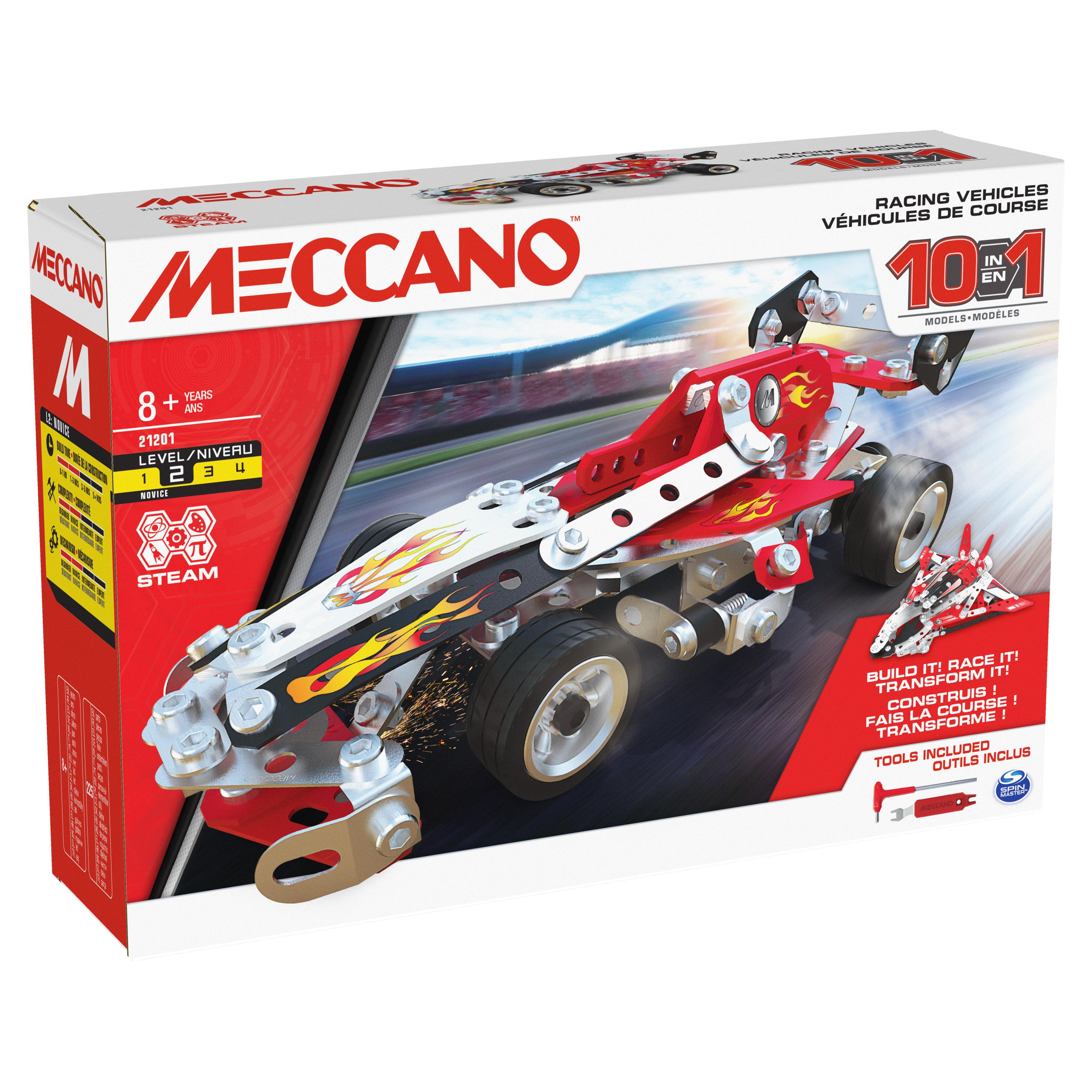 Meccano - 10 Model Set Racing Vehicles