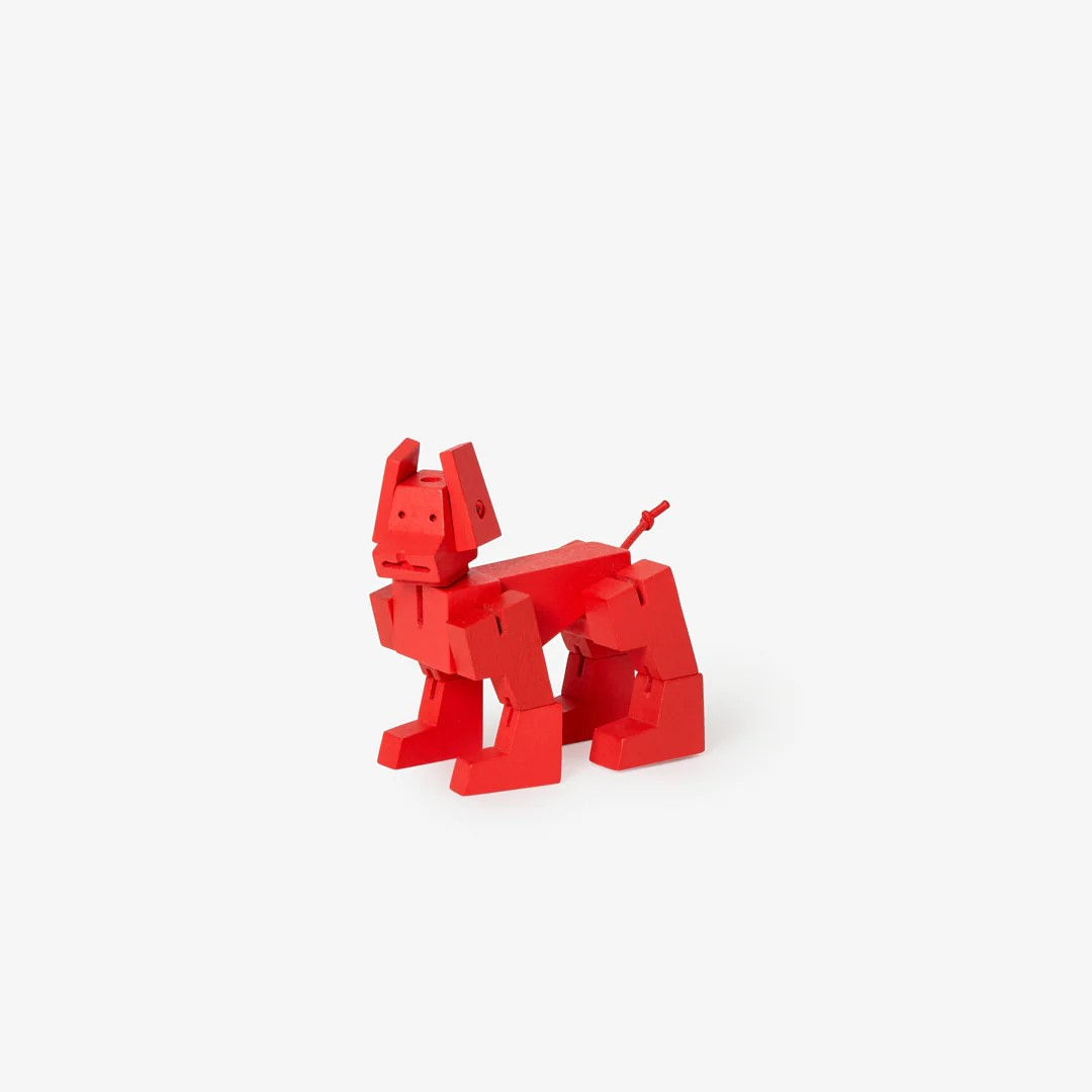 Areaware Cubebot Milo Rood