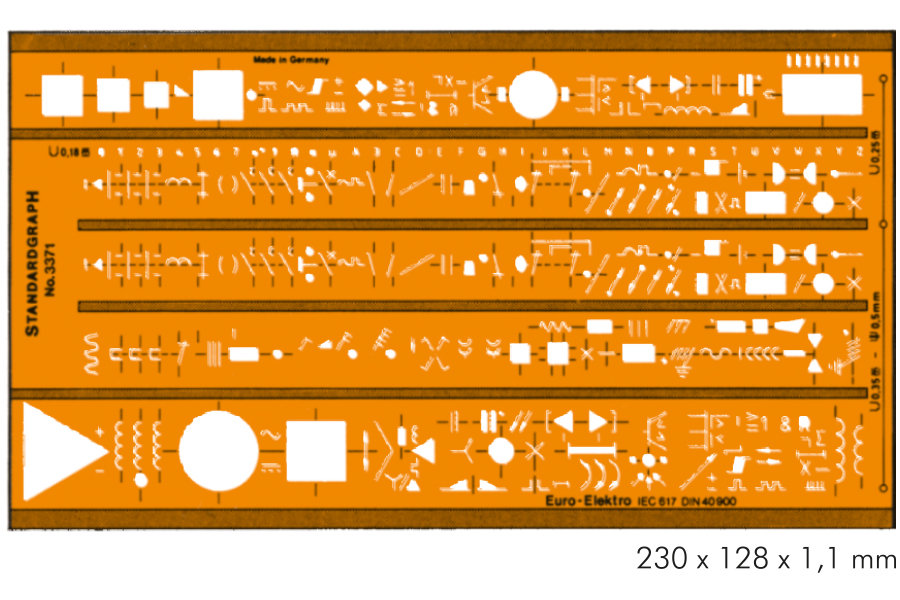Standardgraph Electronica Sjabloon 3371