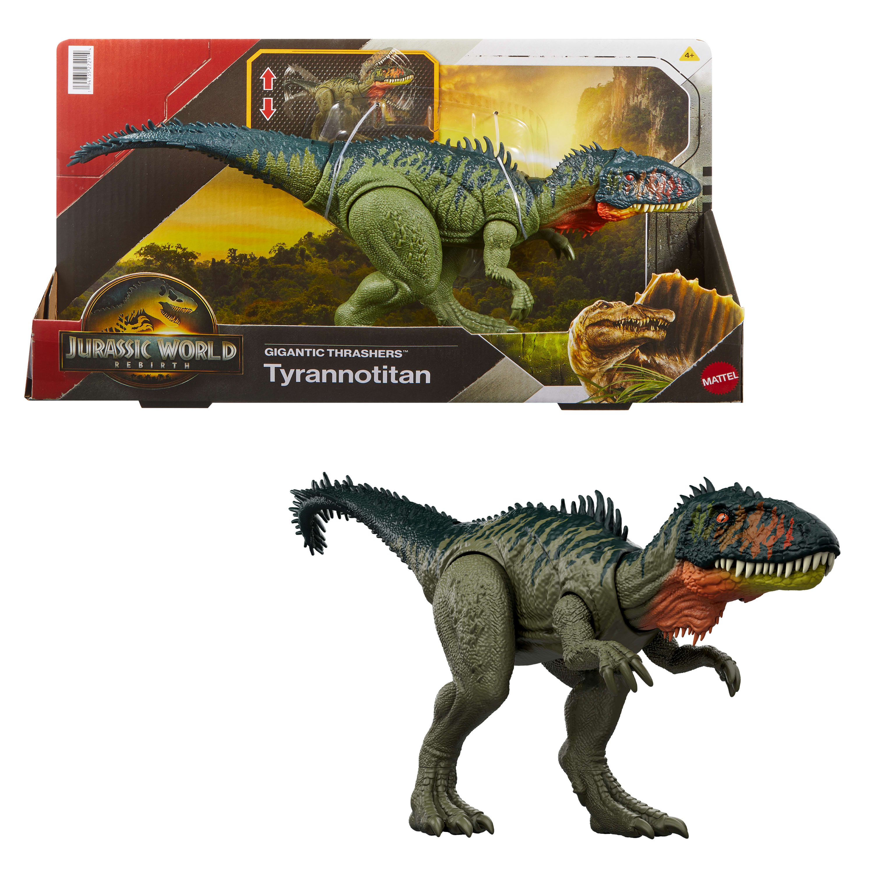 Jurassic World Rebirth Gigantic Thrashers Tyrannatitan