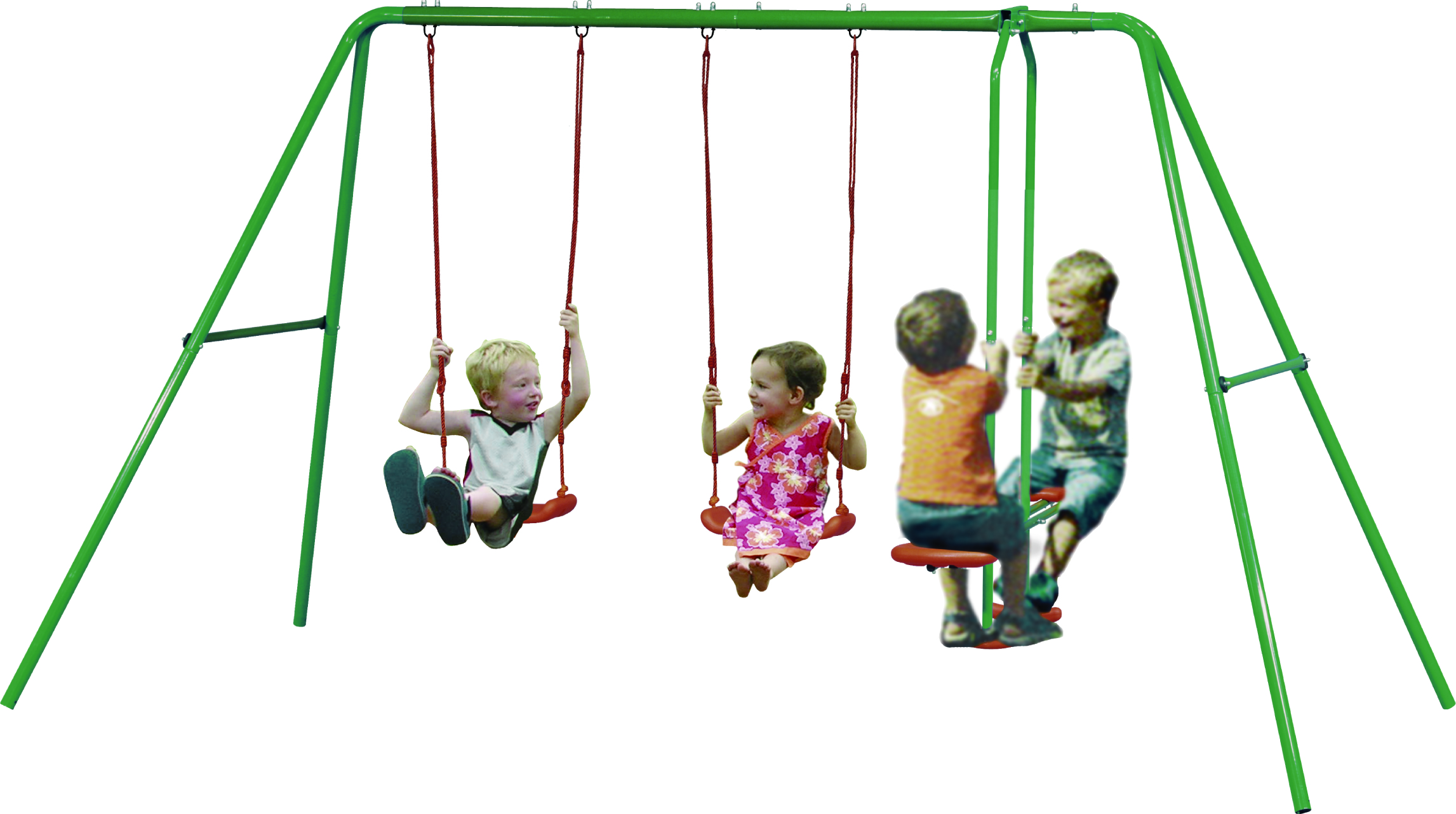 Delta Metalen Schommel met toebehoren 400 x 210 x 250 cm