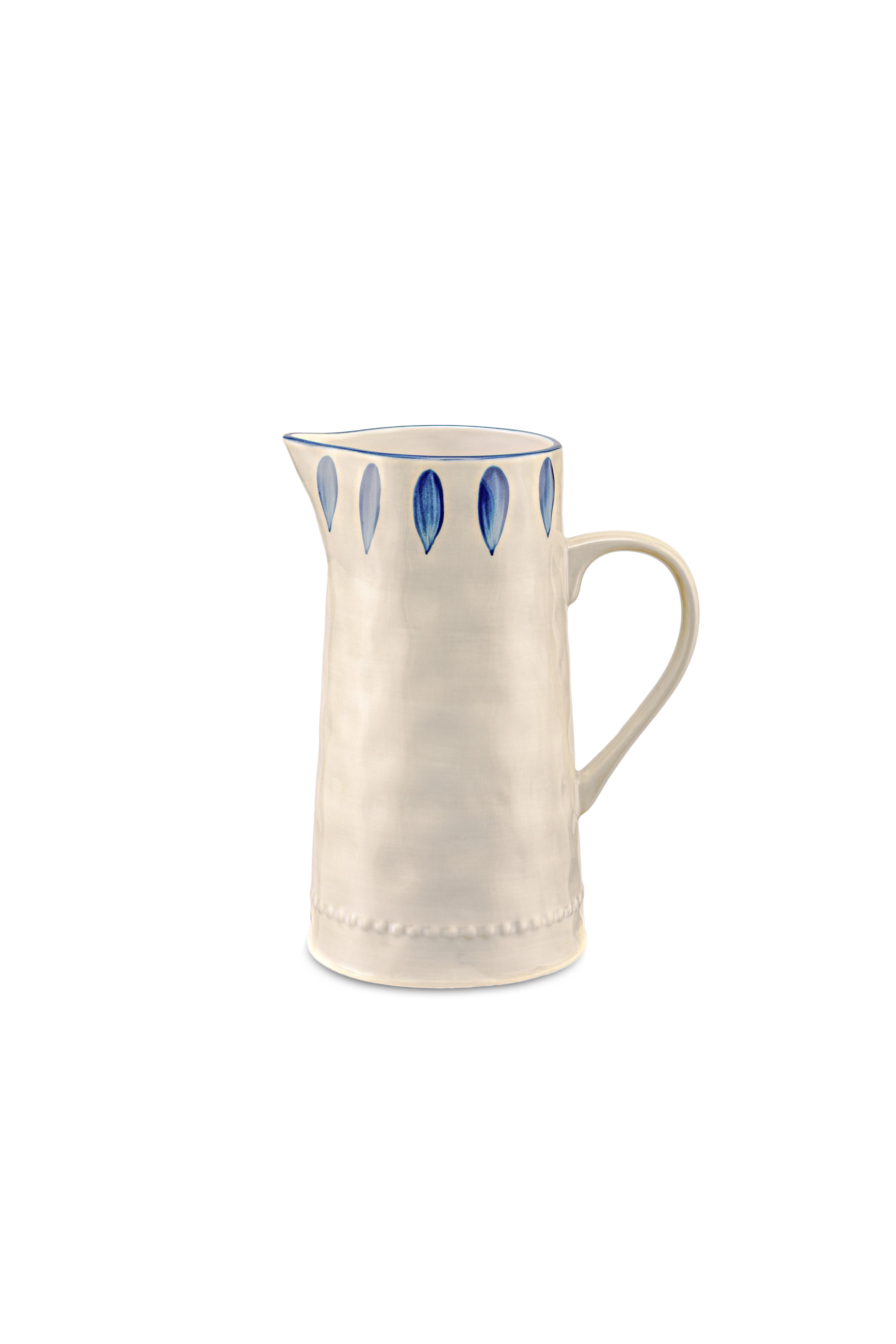 Rose & Tulipani Waterkan Domitilla Midnight Blue 1500ml - 12x21.5 cm - Kruik