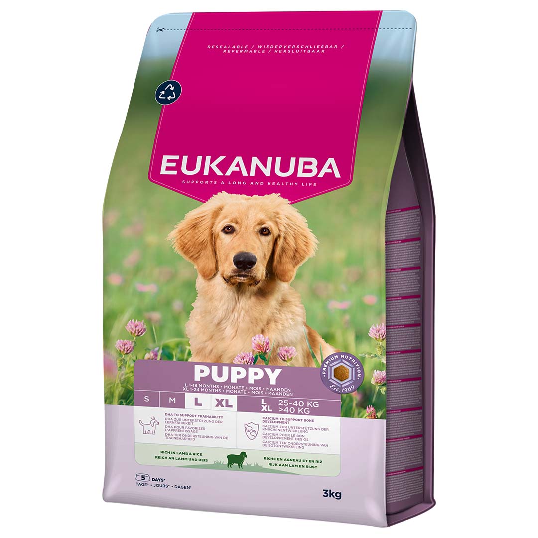 Eukanuba Hondenvoer Puppy Large Lam & Rijst 3 kg