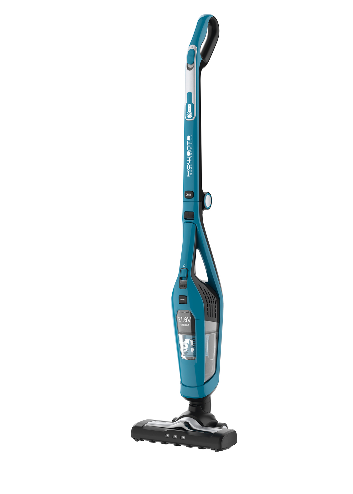 Rowenta Dual Force, 2 in 1, RH6751WH 21 V. Lithium, uitneembare kruimeldief