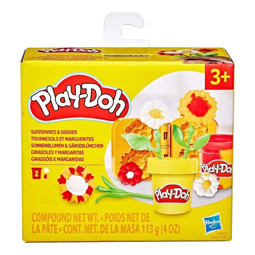 Play-Doh Zonnebloemen en Madeliefjes 2 potjes 56 gr.