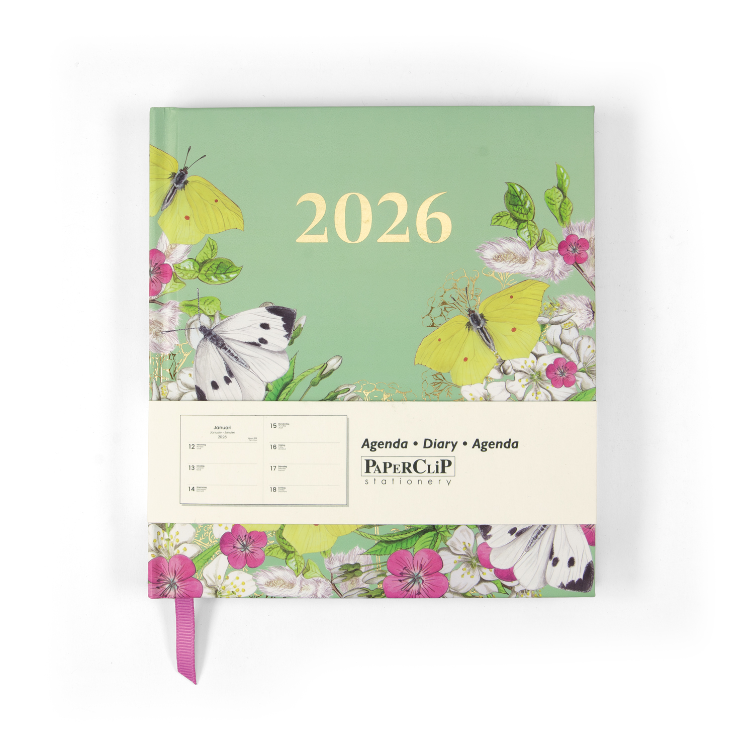 Paperclip Agenda 2026 Wildlife Square 1week/pag 14.5x16 cm