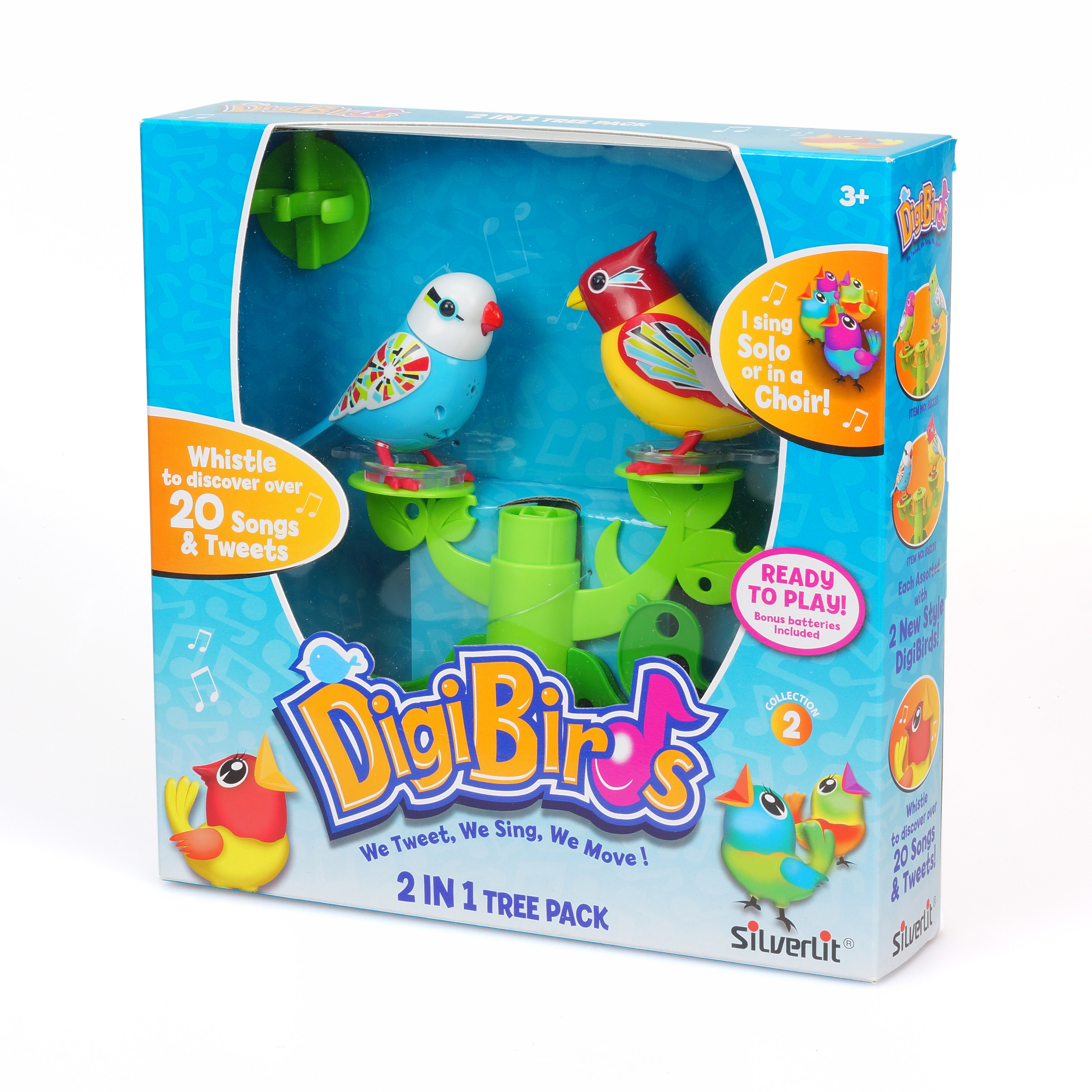 DigiBirds in Speelboom met Fluitring